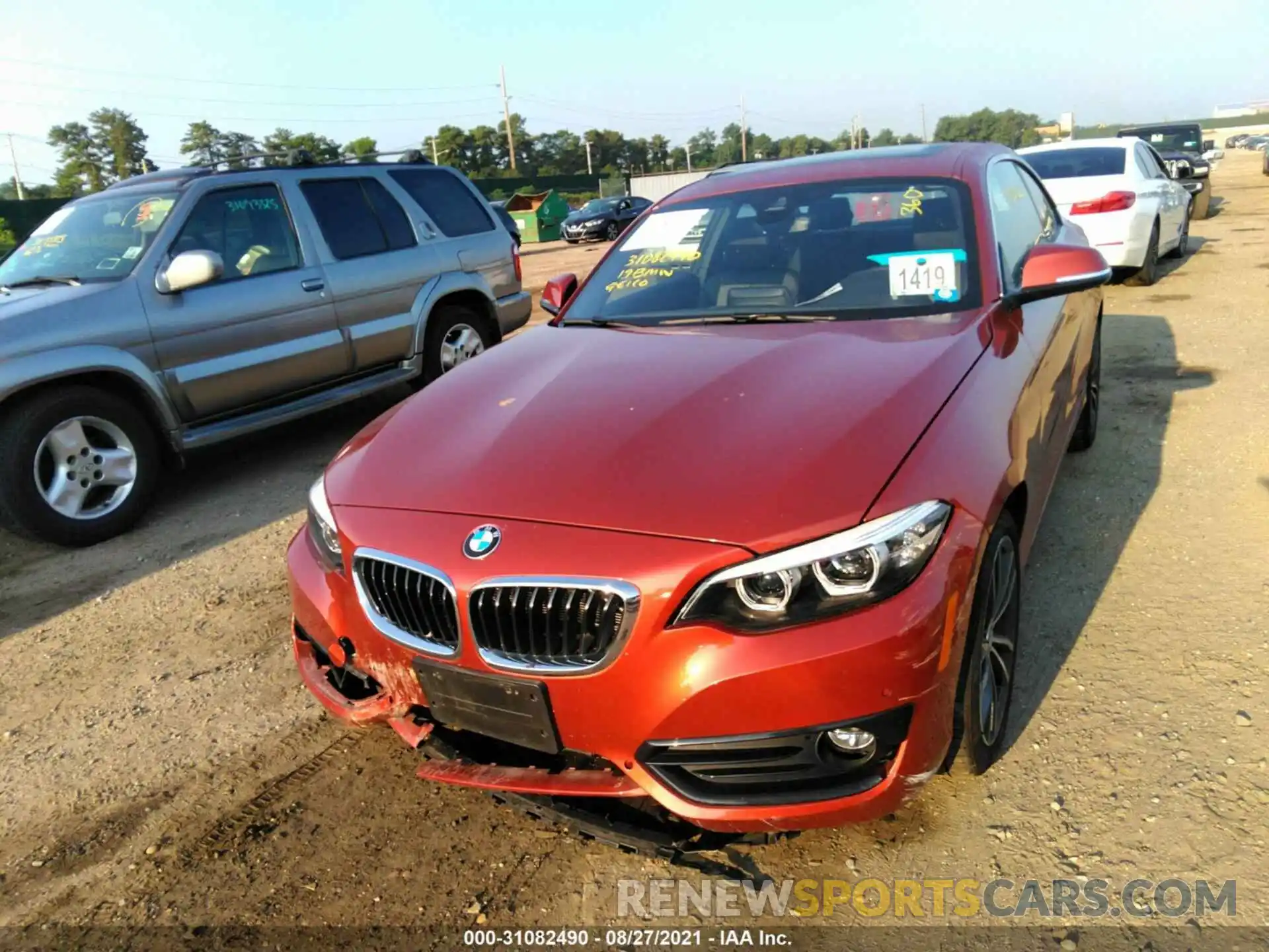 6 Photograph of a damaged car WBA2J3C52KVD49374 BMW 2 SERIES 2019