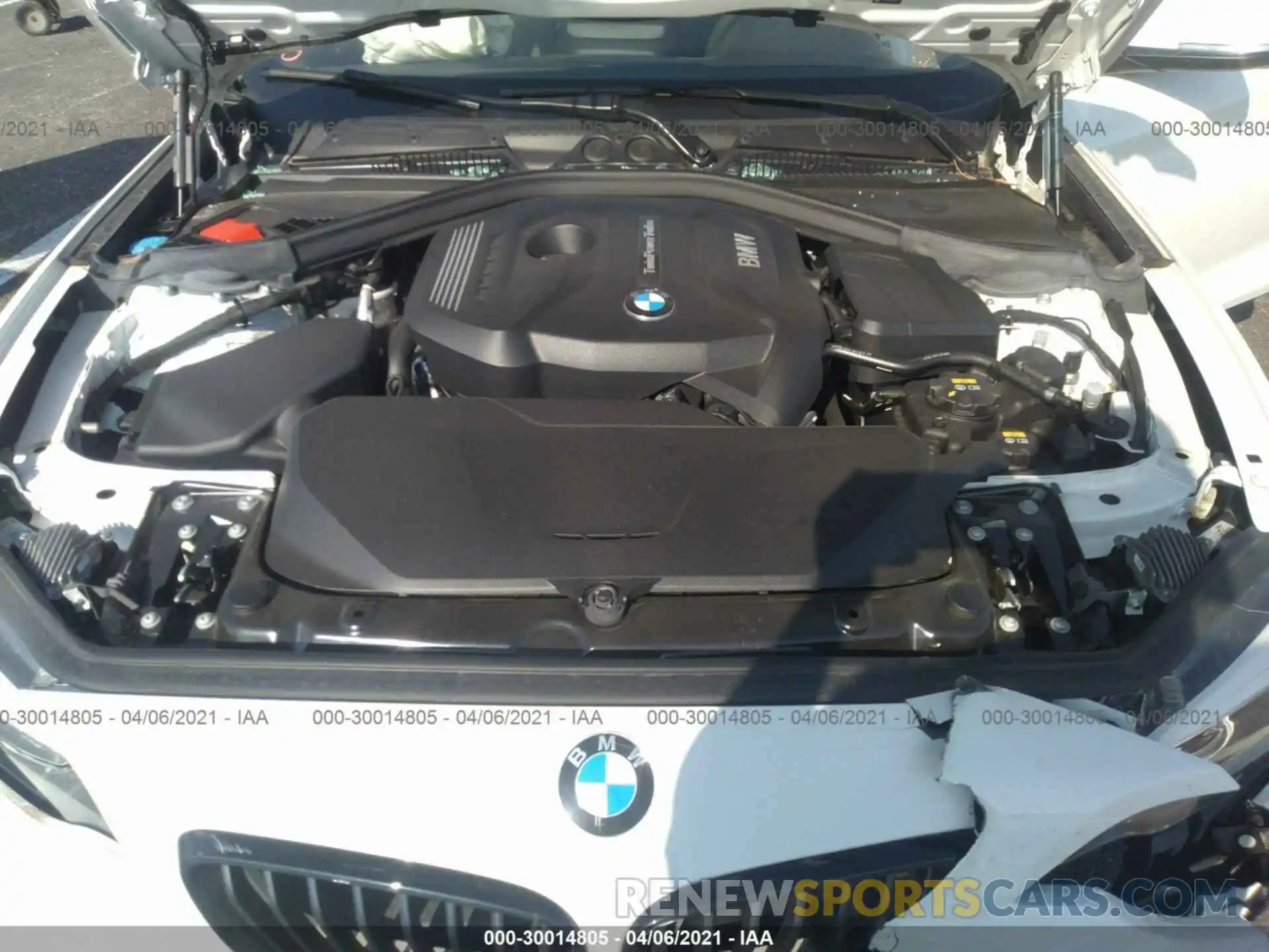 10 Фотография поврежденного автомобиля WBA2J3C54KVD49375 BMW 2 SERIES 2019