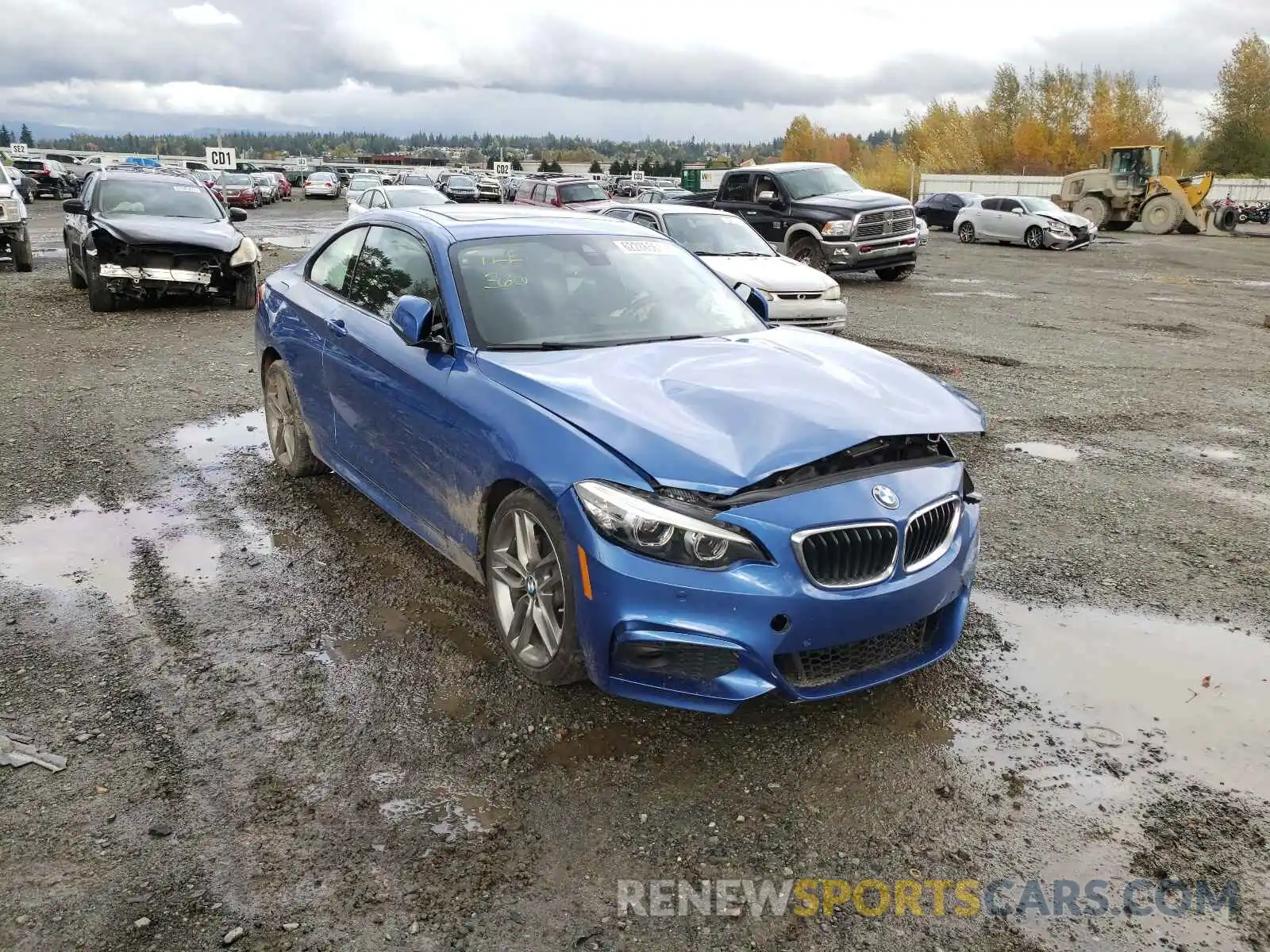 1 Photograph of a damaged car WBA2J3C56KVD49376 BMW 2 SERIES 2019