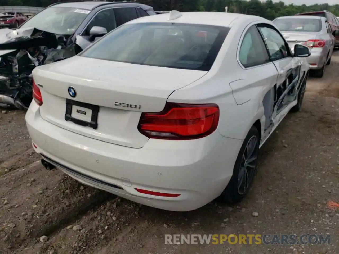 4 Фотография поврежденного автомобиля WBA2J3C58KVD49363 BMW 2 SERIES 2019