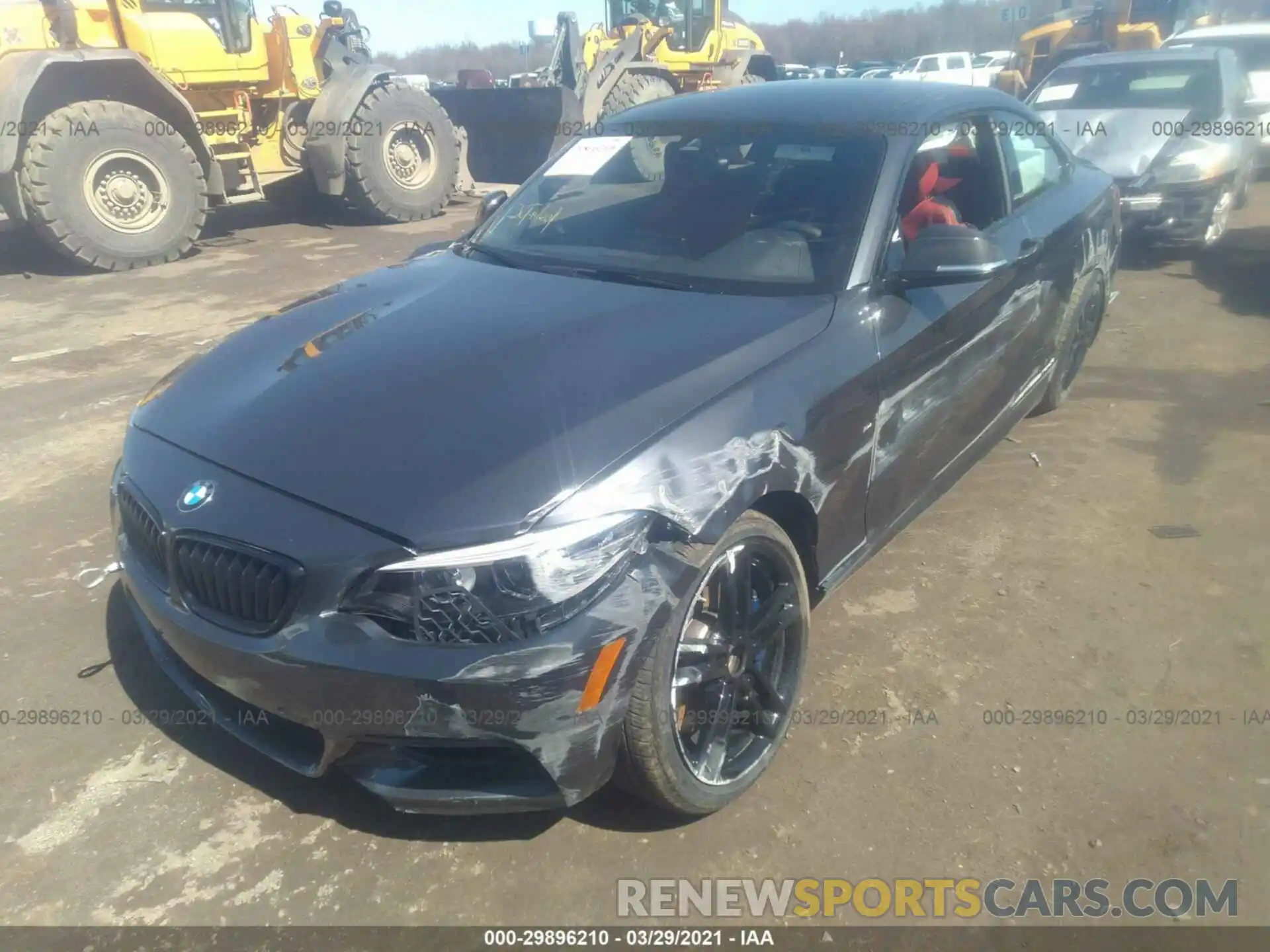 2 Фотография поврежденного автомобиля WBA2J5C52KVB28160 BMW 2 SERIES 2019