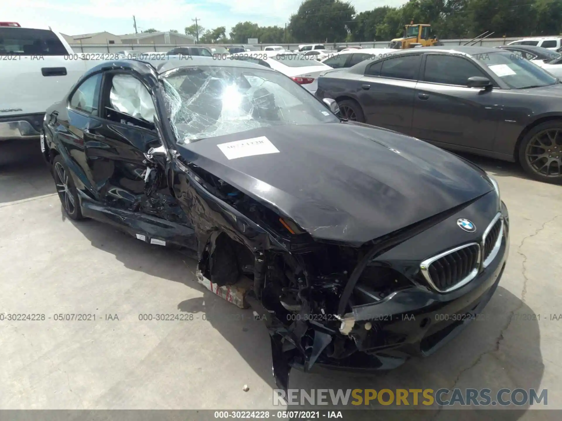 1 Photograph of a damaged car WBA2J5C58KVC07736 BMW 2 SERIES 2019
