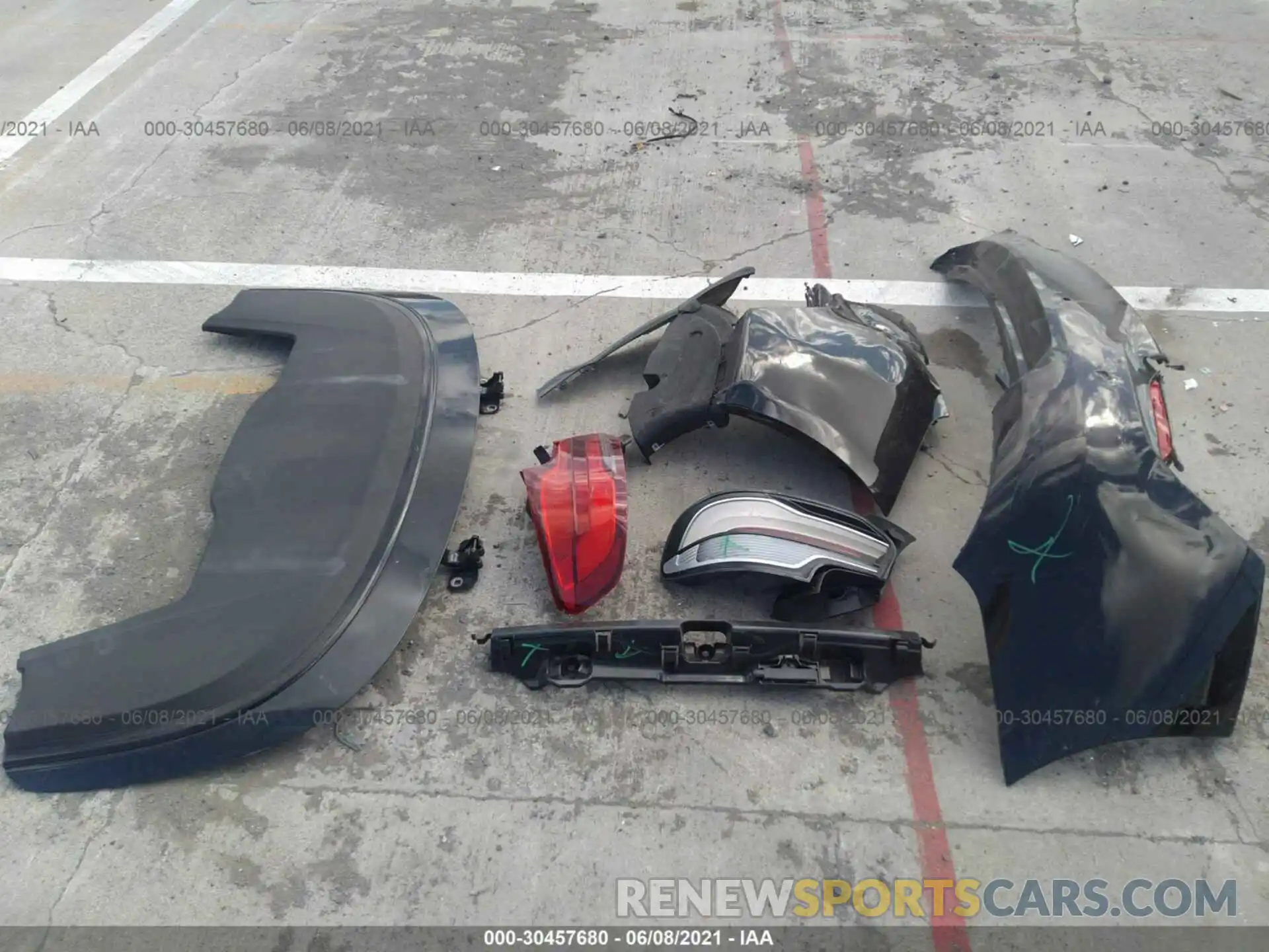 12 Фотография поврежденного автомобиля WBA2M7C53K7D58815 BMW 2 SERIES 2019