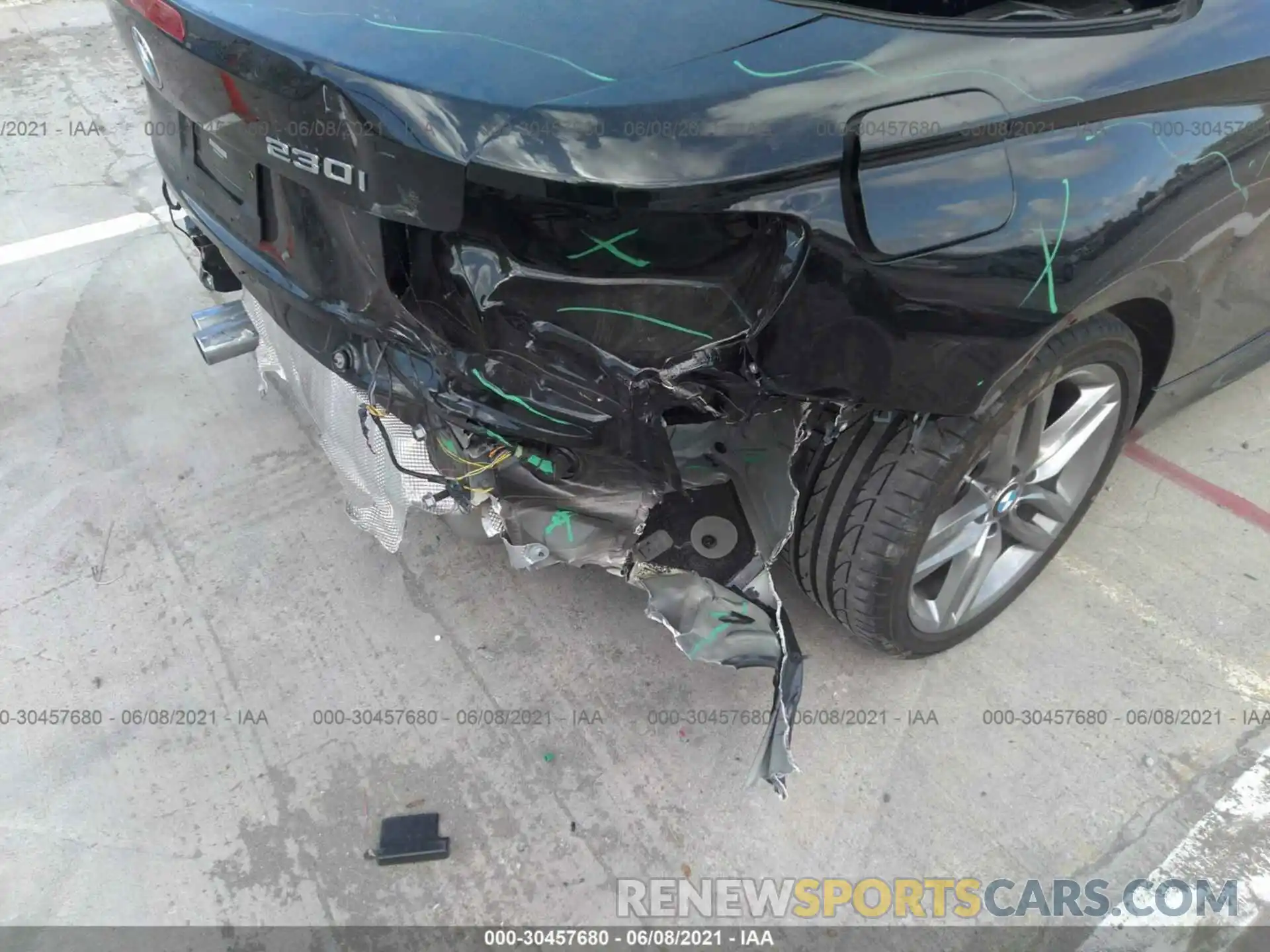6 Фотография поврежденного автомобиля WBA2M7C53K7D58815 BMW 2 SERIES 2019