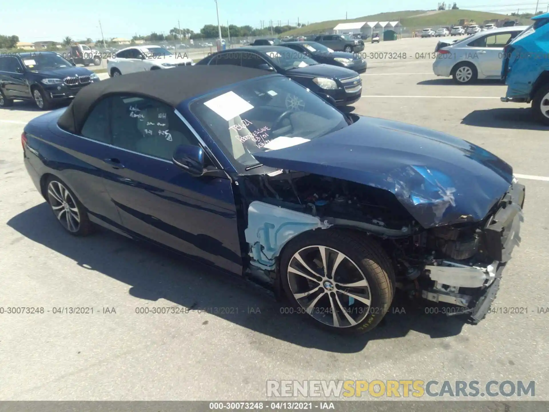 1 Photograph of a damaged car WBA2M7C55K7D12399 BMW 2 SERIES 2019