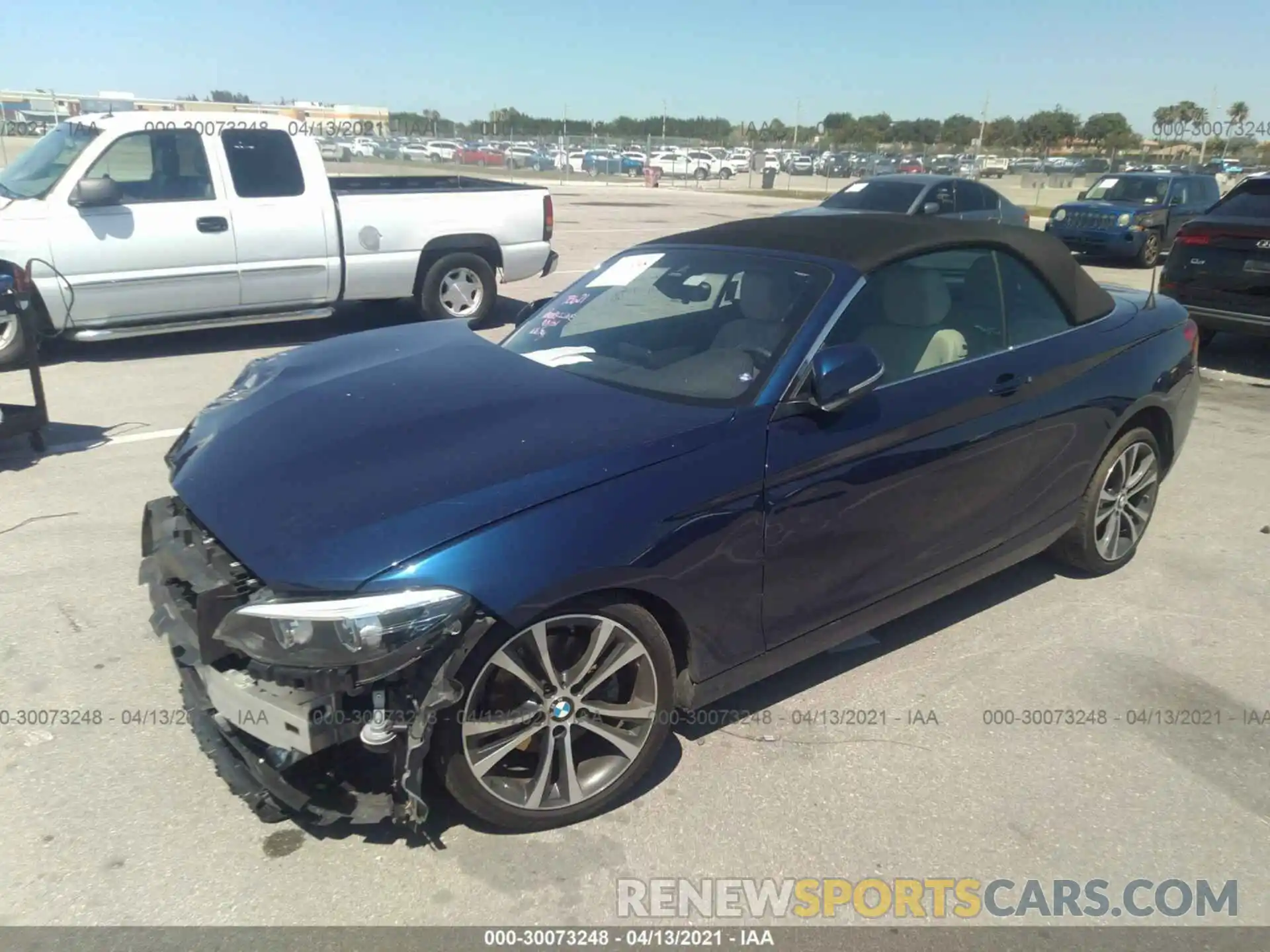 2 Photograph of a damaged car WBA2M7C55K7D12399 BMW 2 SERIES 2019