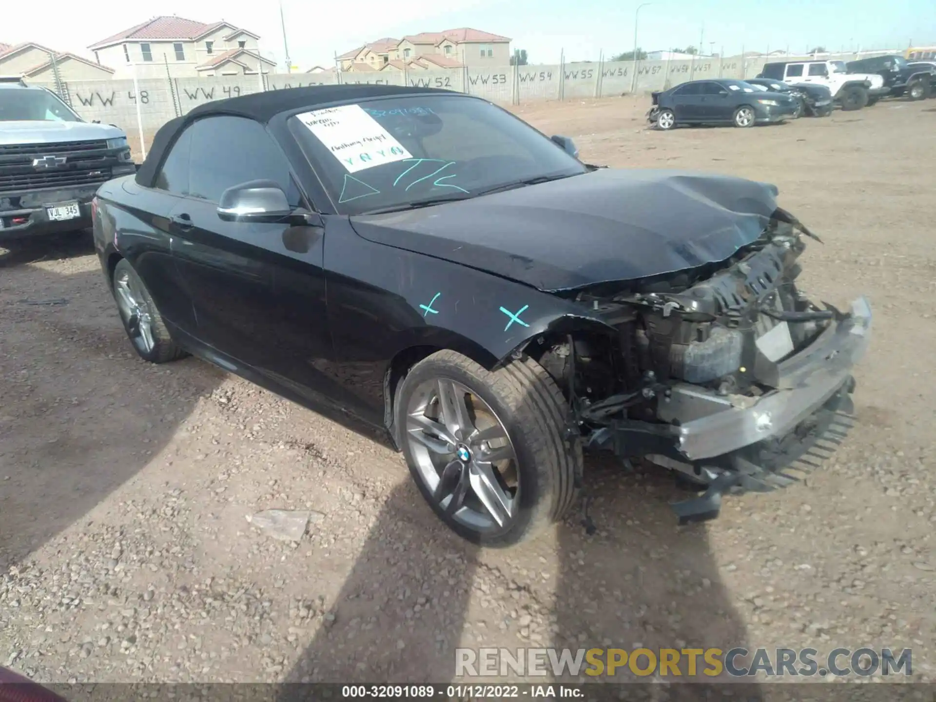 1 Photograph of a damaged car WBA2M7C59K7D59015 BMW 2 SERIES 2019