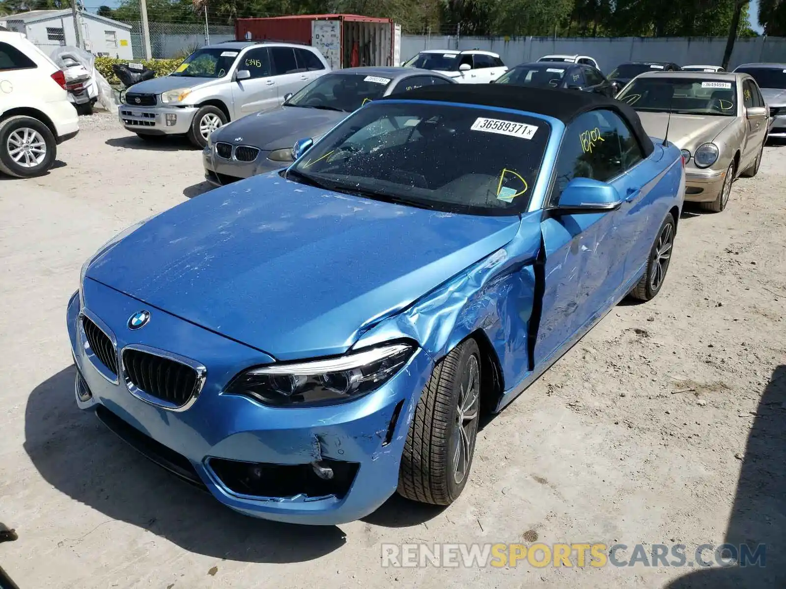 2 Photograph of a damaged car WBA2M7C59KVD52318 BMW 2 SERIES 2019
