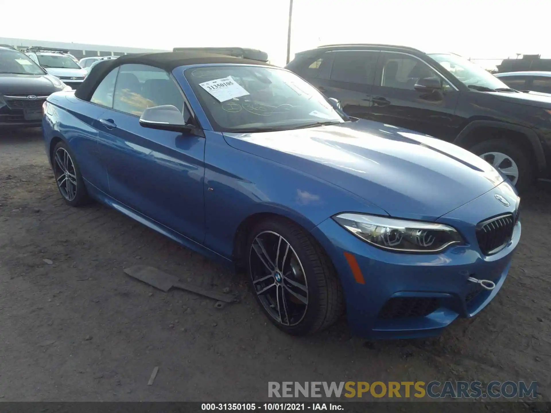 1 Photograph of a damaged car WBA2N3C51KVE45971 BMW 2 SERIES 2019