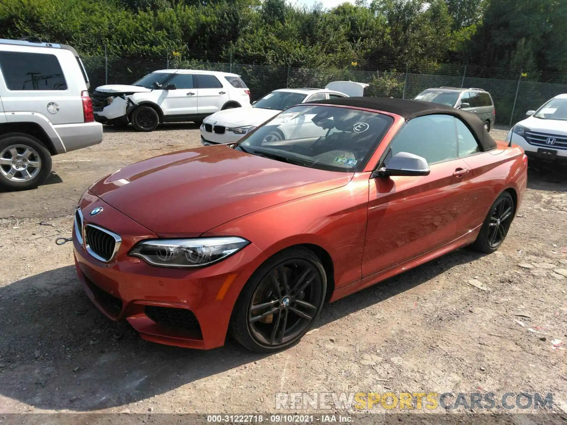 2 Photograph of a damaged car WBA2N3C53KVJ57348 BMW 2 SERIES 2019