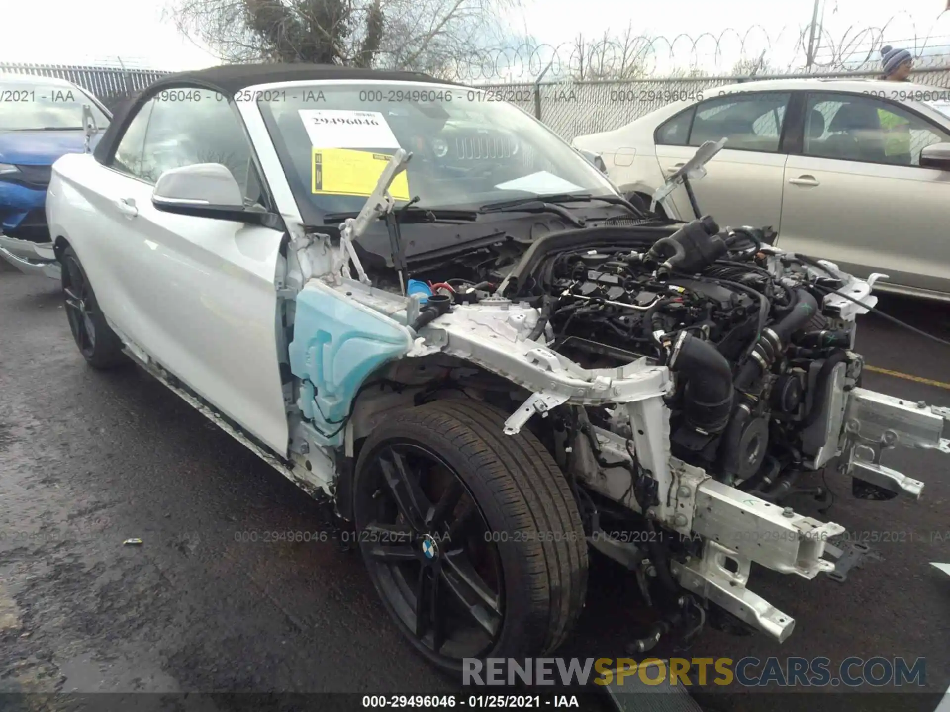 1 Photograph of a damaged car WBA2N3C57KVJ57322 BMW 2 SERIES 2019