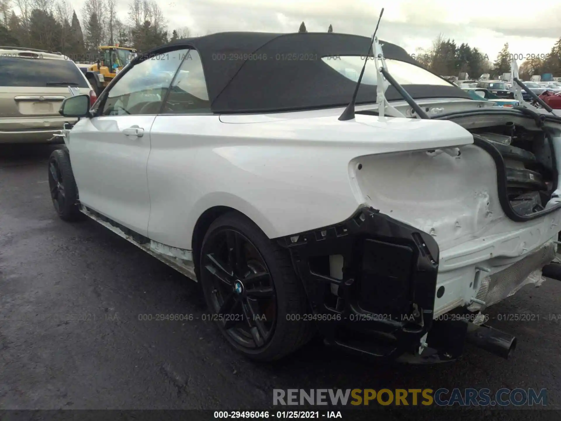 3 Photograph of a damaged car WBA2N3C57KVJ57322 BMW 2 SERIES 2019