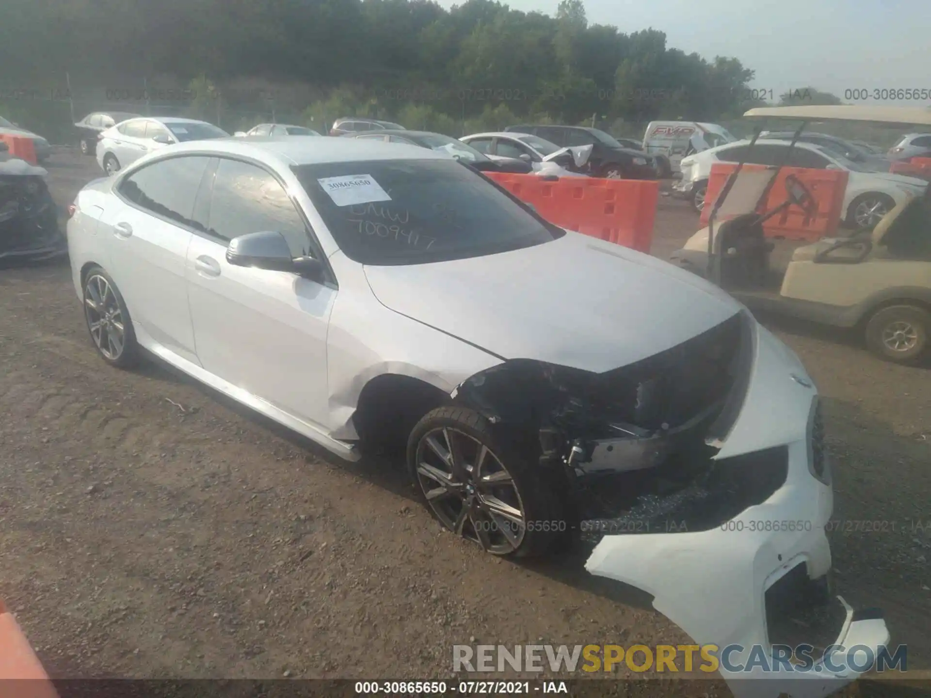 1 Photograph of a damaged car WBA13AL01L7F35346 BMW 2 SERIES 2020