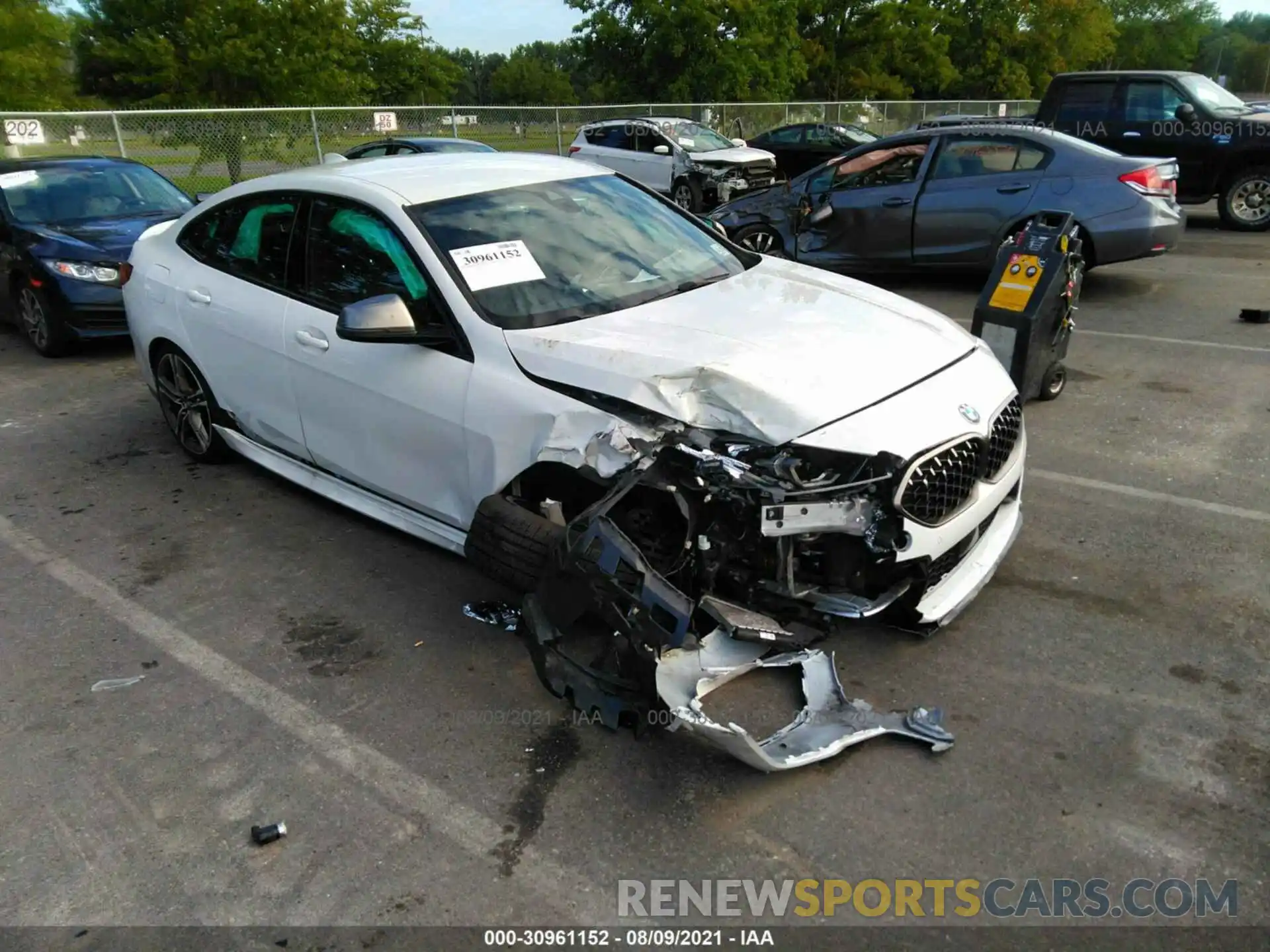 1 Photograph of a damaged car WBA13AL06L7F63062 BMW 2 SERIES 2020