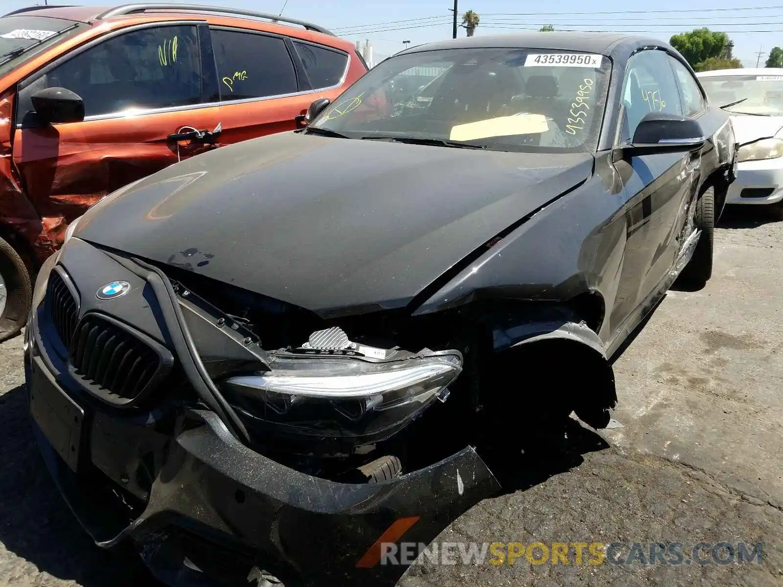 2 Фотография поврежденного автомобиля WBA2J1C04L7E72432 BMW 2 SERIES 2020