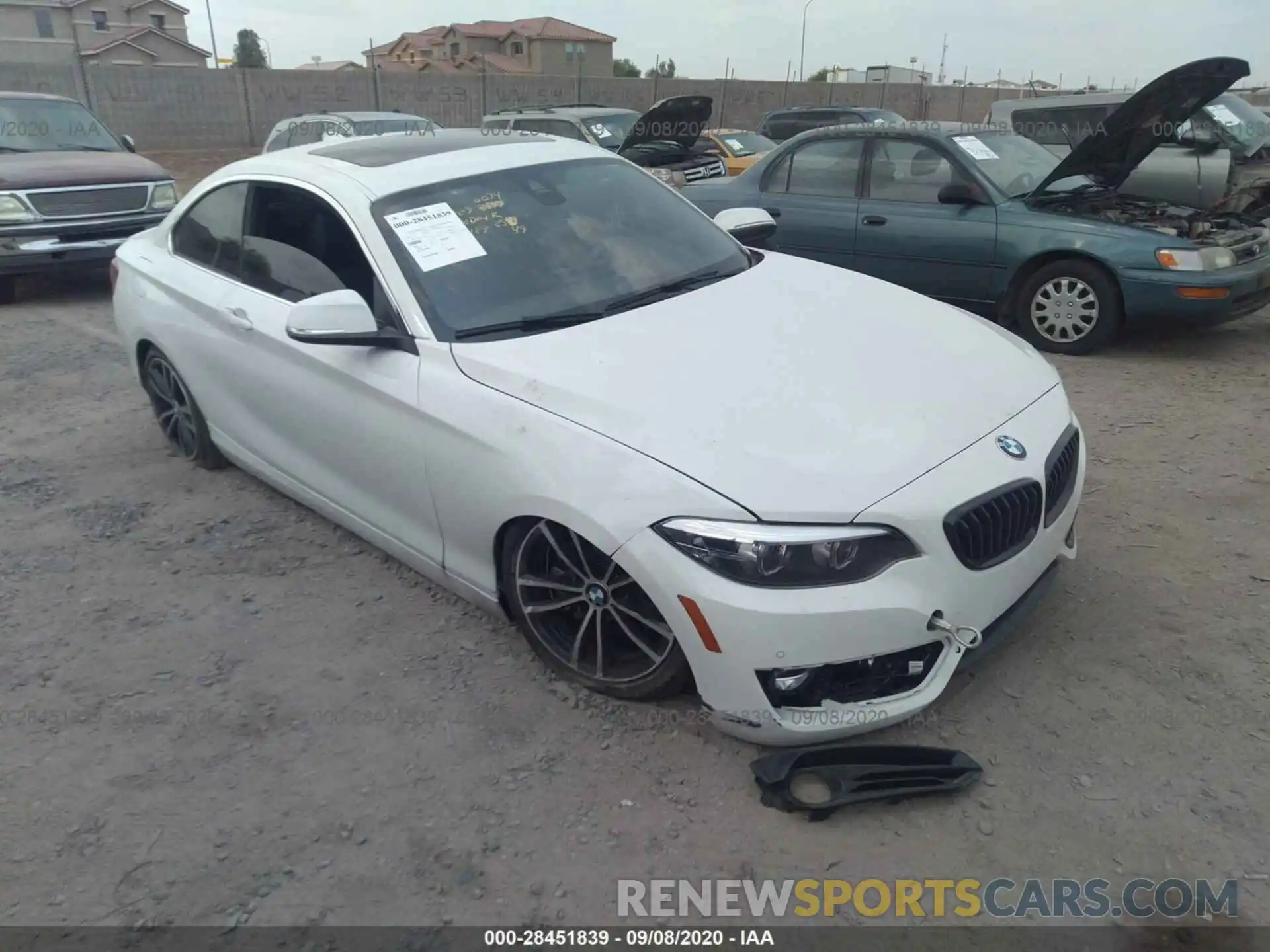 1 Photograph of a damaged car WBA2J1C08L7D92549 BMW 2 SERIES 2020