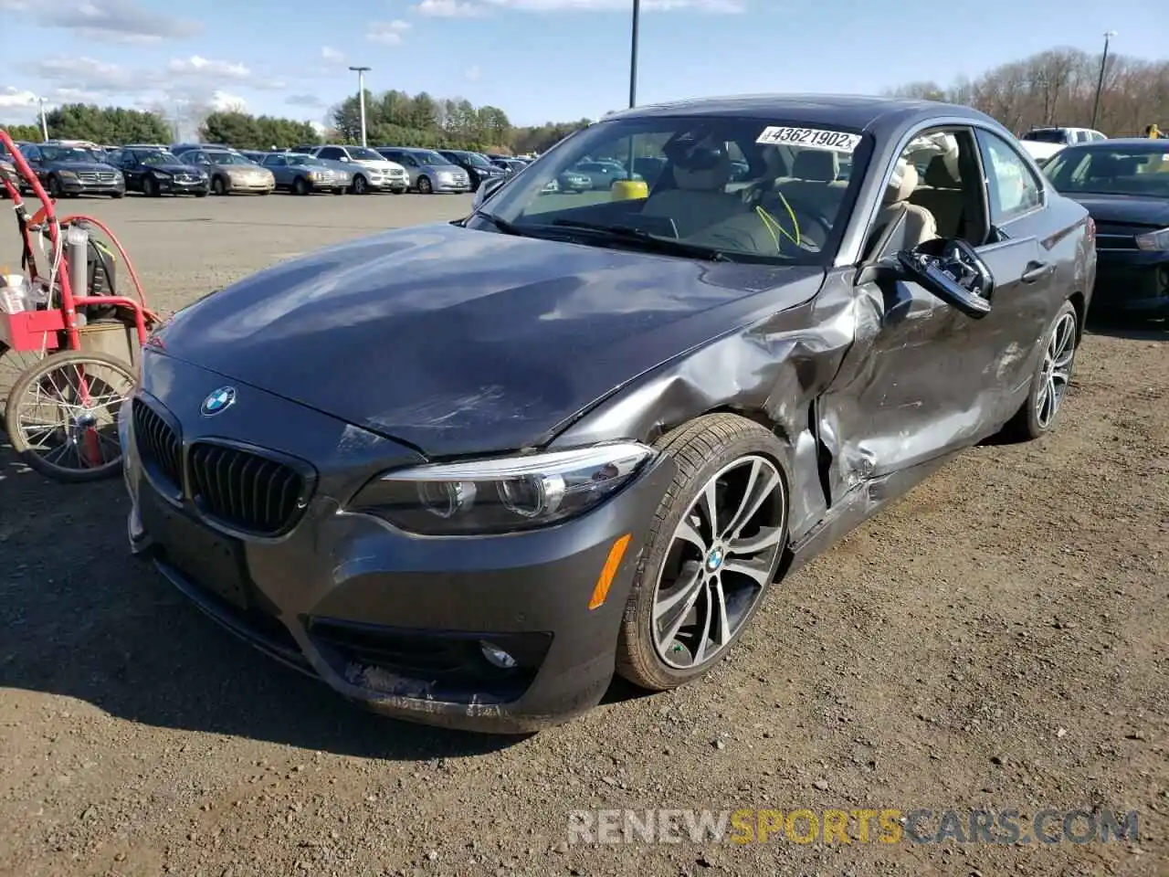 2 Photograph of a damaged car WBA2J3C00L7E66476 BMW 2 SERIES 2020