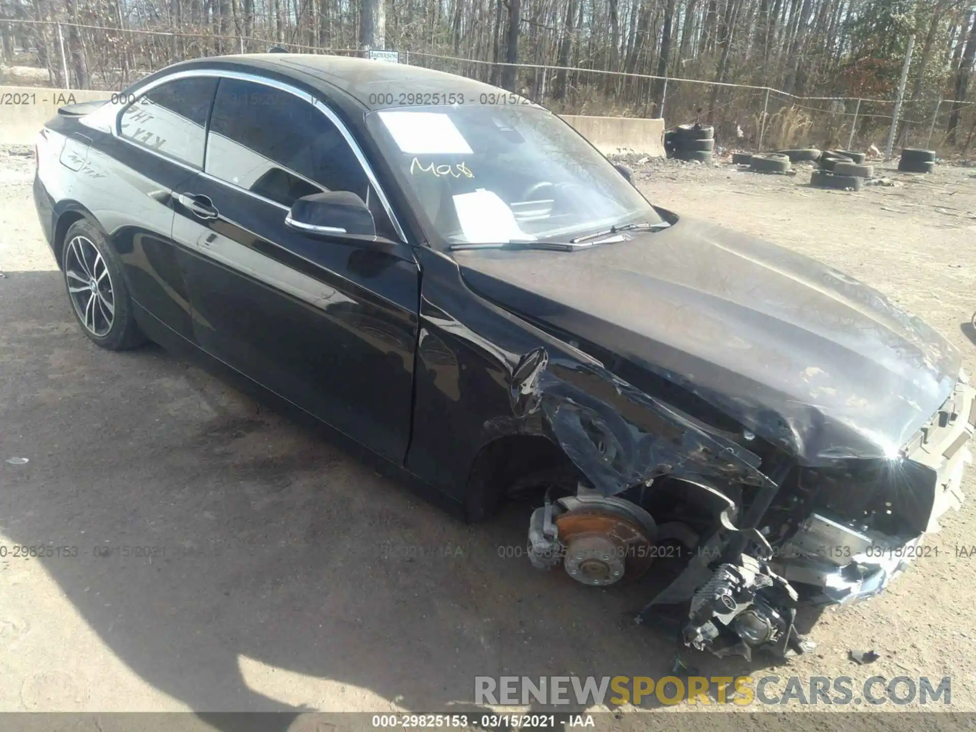 1 Photograph of a damaged car WBA2J3C02L7E74921 BMW 2 SERIES 2020