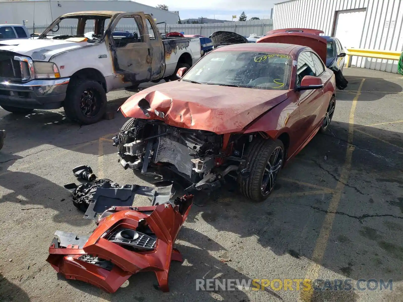 2 Photograph of a damaged car WBA2J3C06L7D87295 BMW 2 SERIES 2020