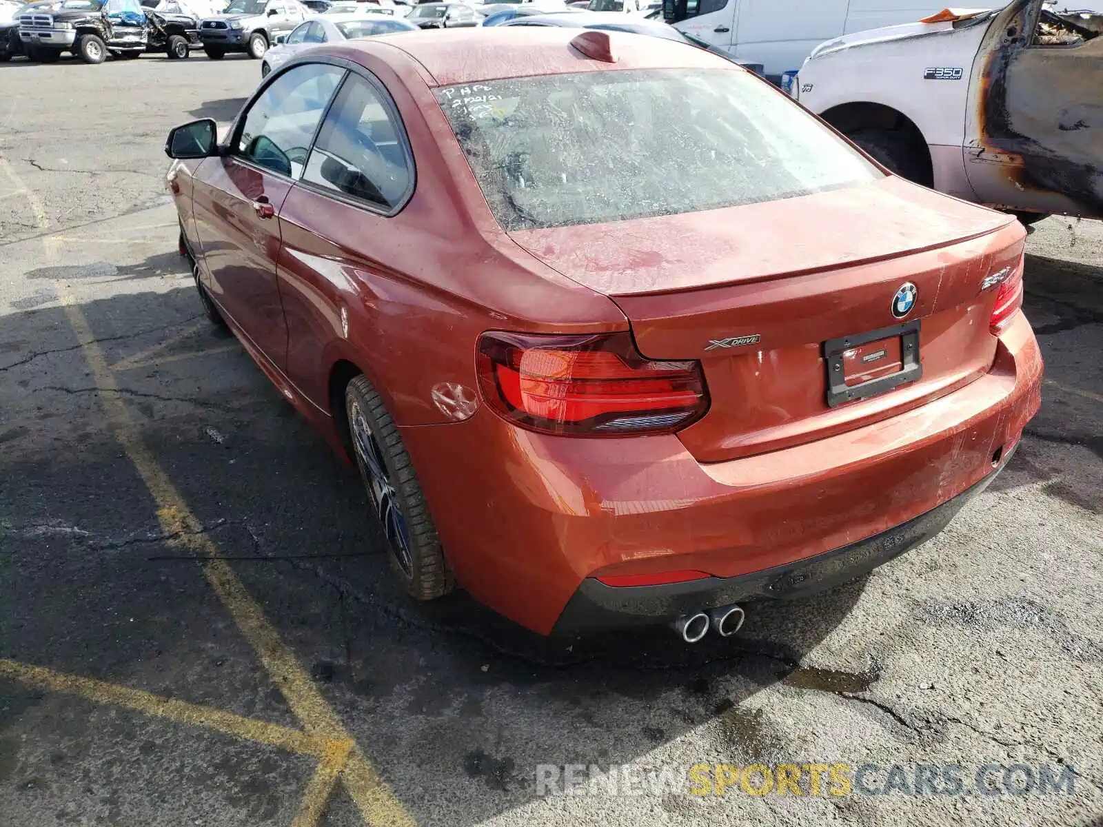 3 Photograph of a damaged car WBA2J3C06L7D87295 BMW 2 SERIES 2020