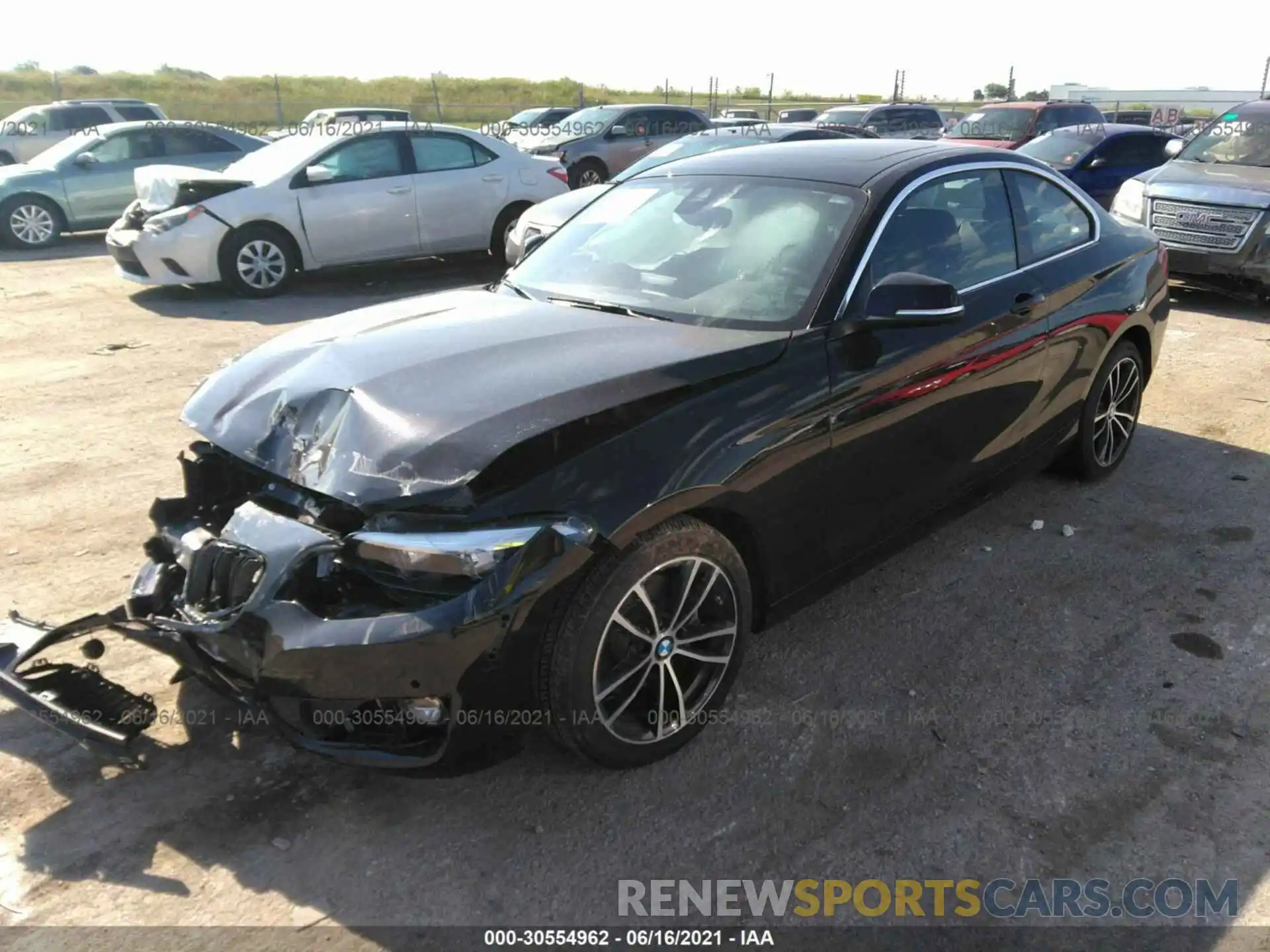 2 Photograph of a damaged car WBA2J3C07L7E49187 BMW 2 SERIES 2020