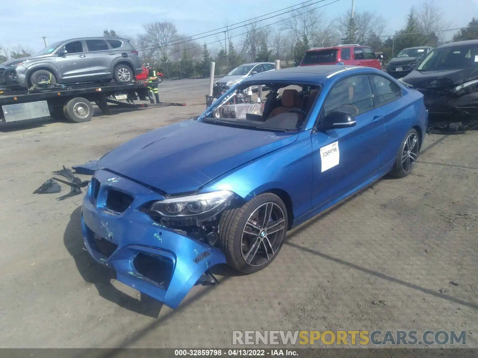 2 Photograph of a damaged car WBA2J5C02L7F16340 BMW 2 SERIES 2020