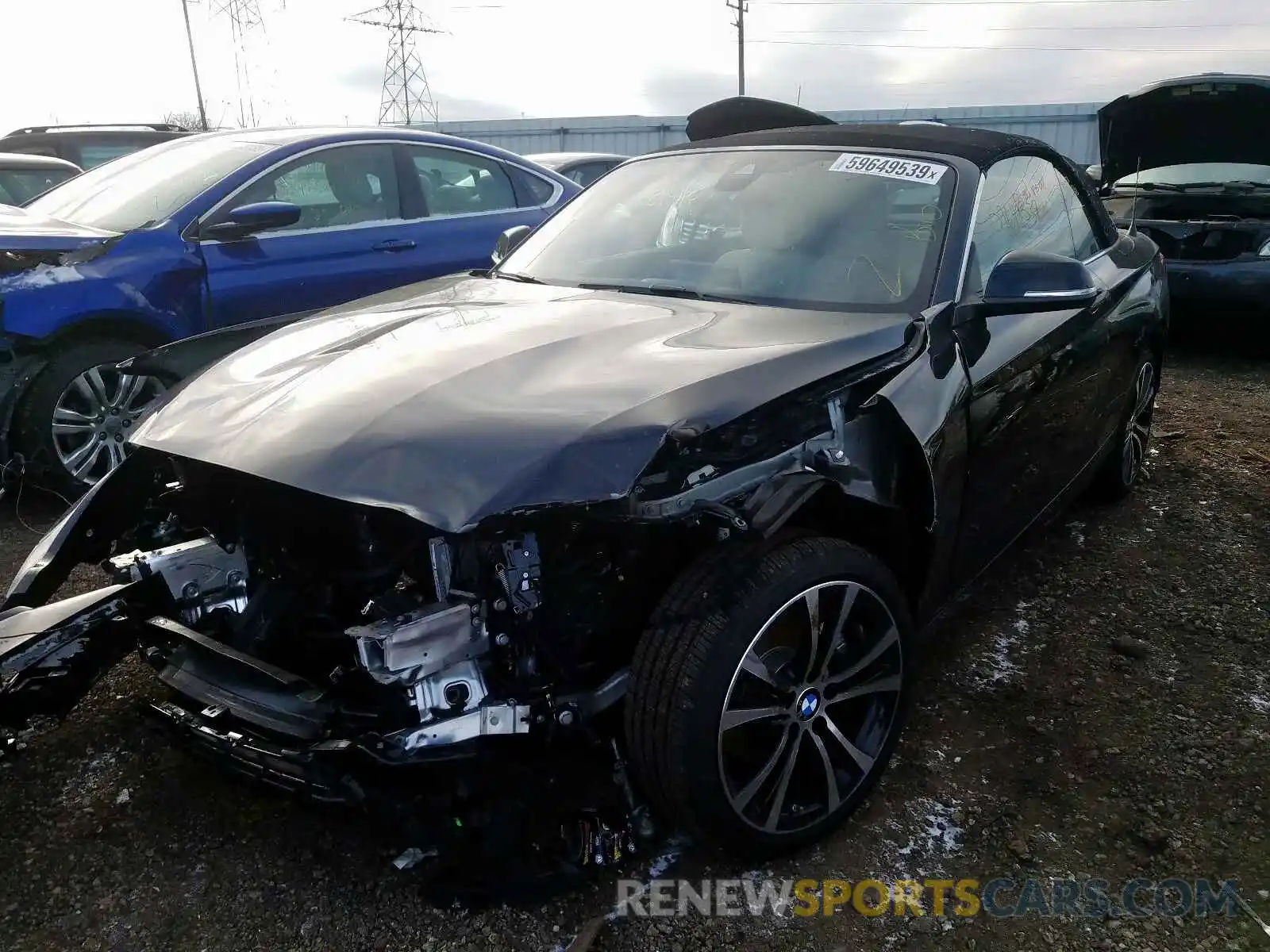 2 Фотография поврежденного автомобиля WBA2K1C00L7D74298 BMW 2 SERIES 2020