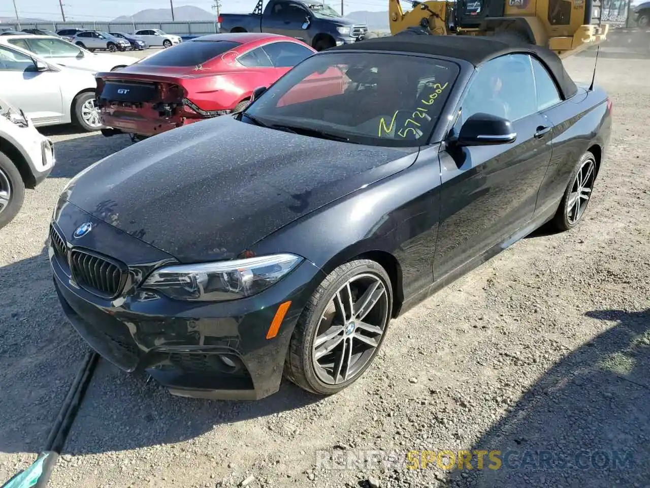 2 Photograph of a damaged car WBA2K1C01L7F71576 BMW 2 SERIES 2020