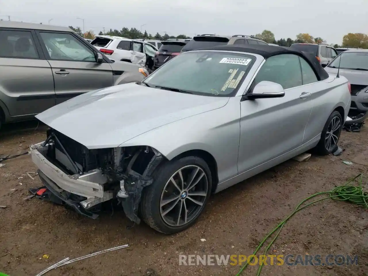 1 Photograph of a damaged car WBA2K1C02L7G00633 BMW 2 SERIES 2020