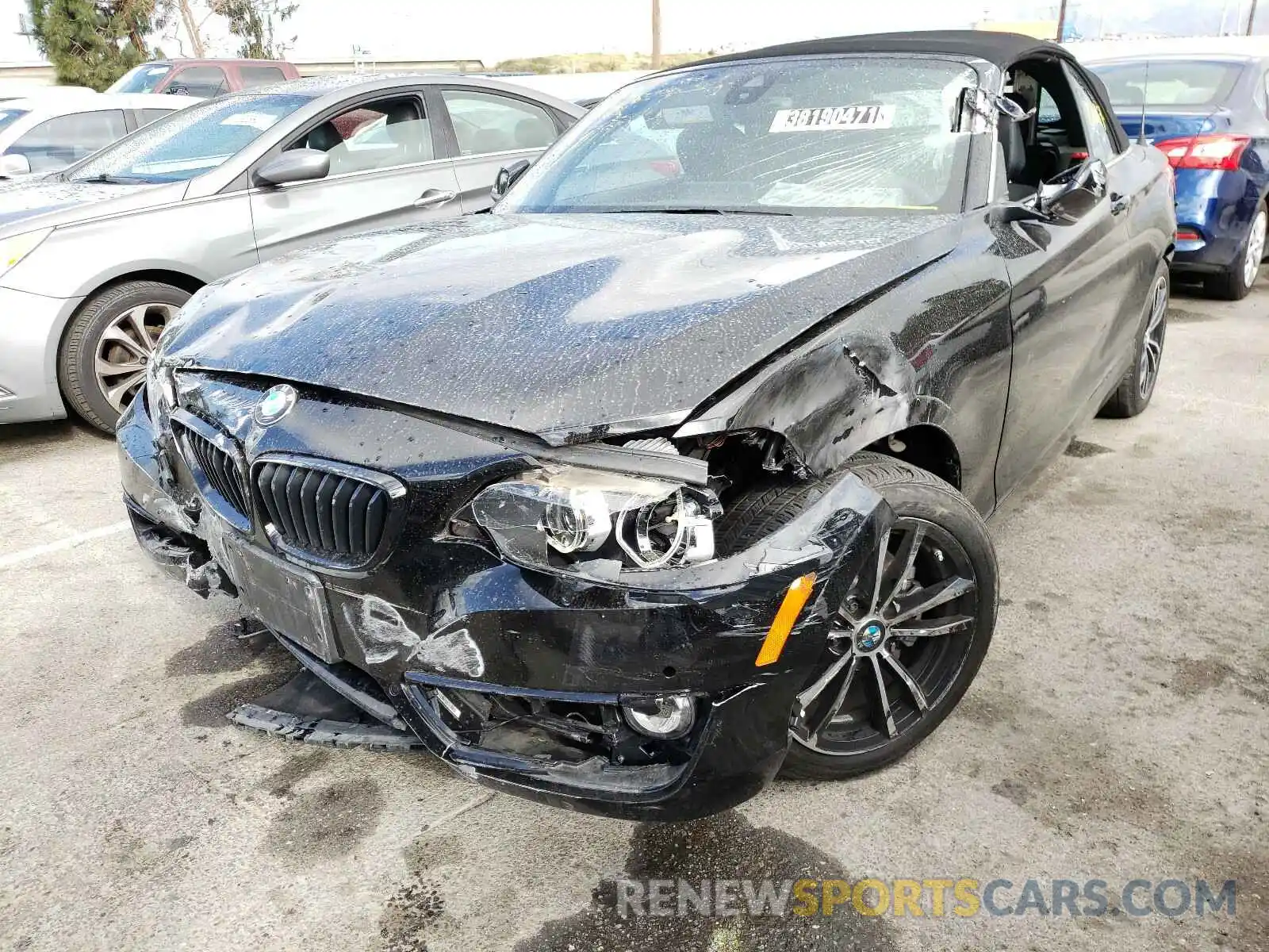 2 Фотография поврежденного автомобиля WBA2K1C04L7F83558 BMW 2 SERIES 2020