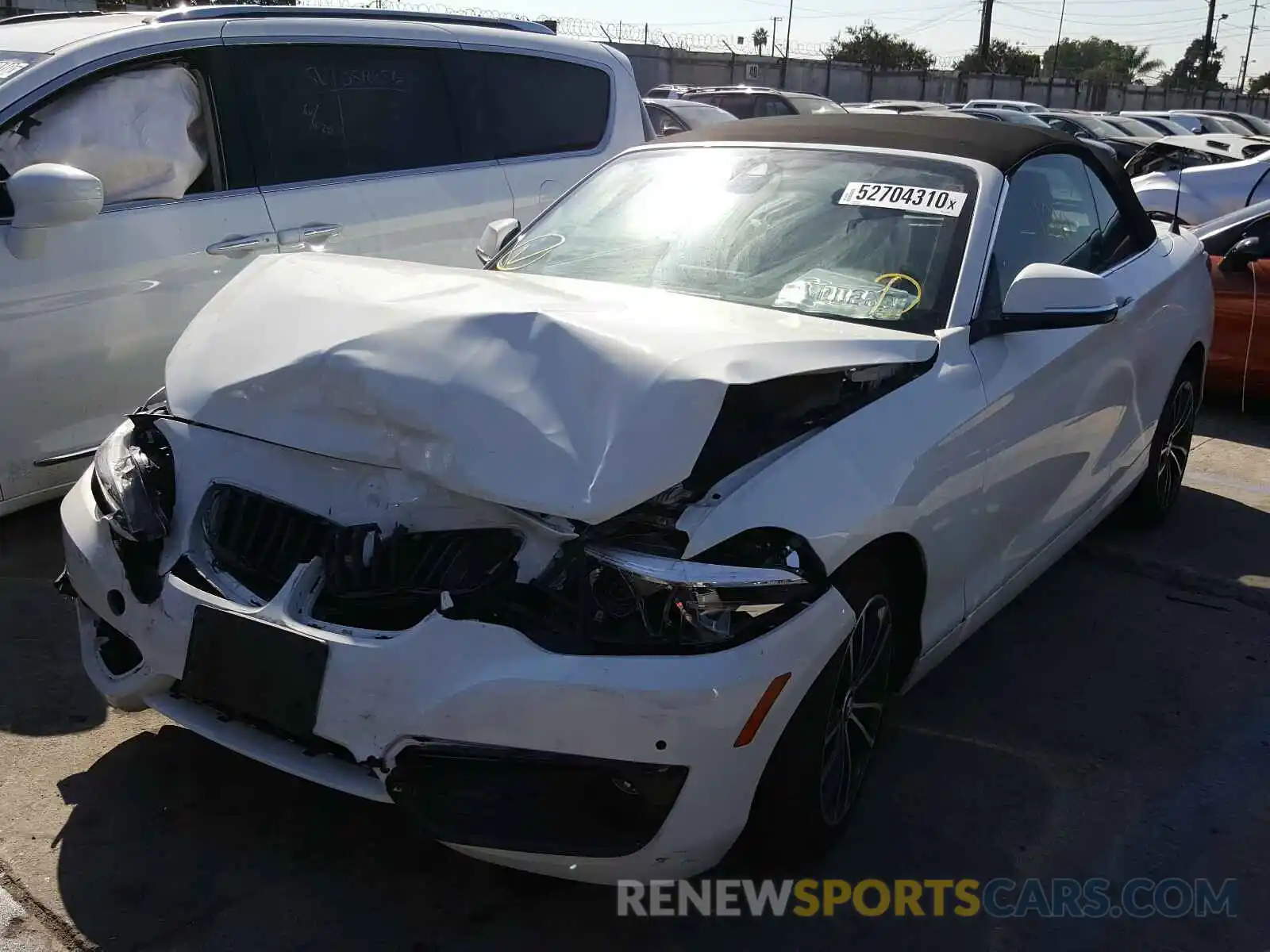 2 Photograph of a damaged car WBA2K1C05L7F76330 BMW 2 SERIES 2020