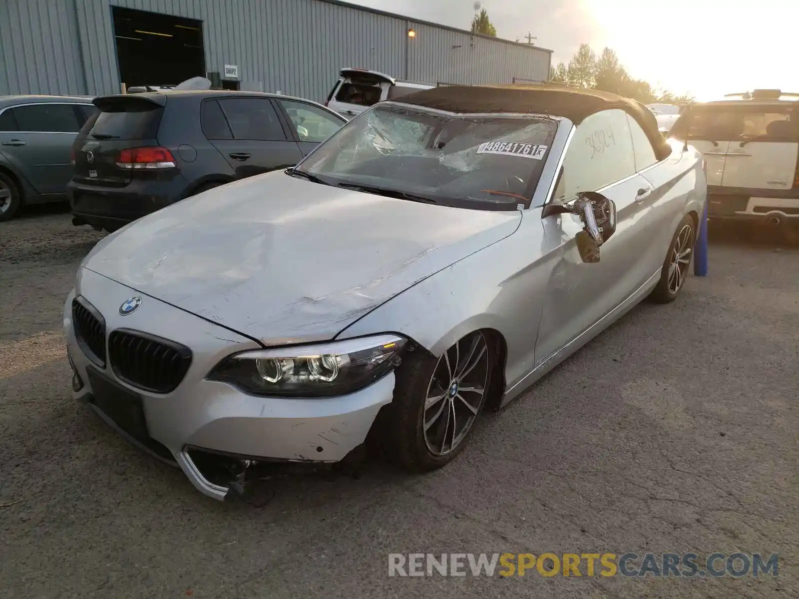 2 Photograph of a damaged car WBA2K1C06L7F91614 BMW 2 SERIES 2020