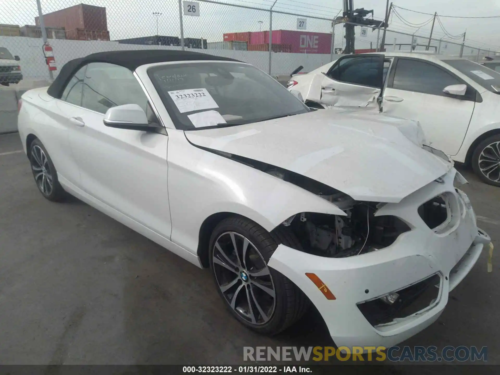 1 Photograph of a damaged car WBA2M7C02L7E61665 BMW 2 SERIES 2020