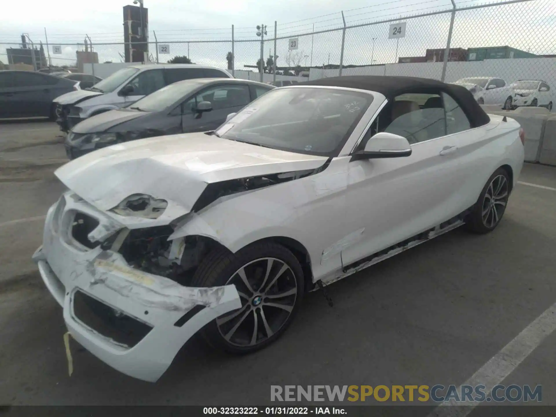 2 Photograph of a damaged car WBA2M7C02L7E61665 BMW 2 SERIES 2020