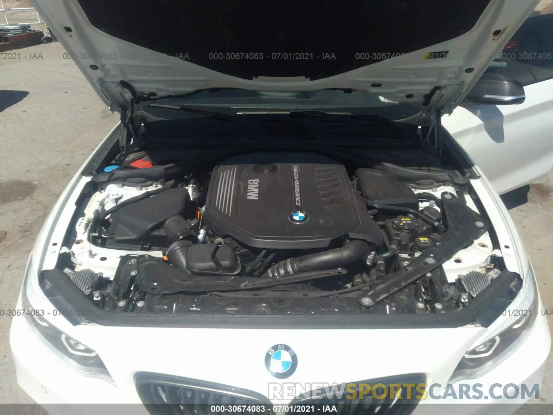 10 Фотография поврежденного автомобиля WBA2N3C09L7E72264 BMW 2 SERIES 2020