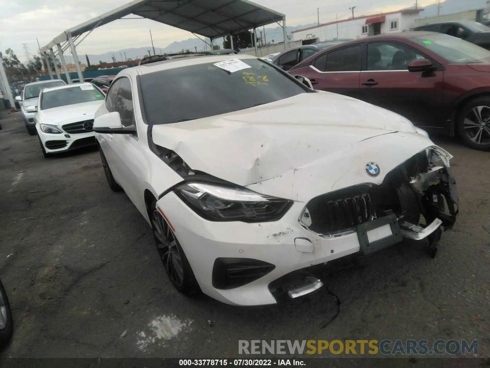 1 Photograph of a damaged car WBA73AK01L7F72070 BMW 2 SERIES 2020