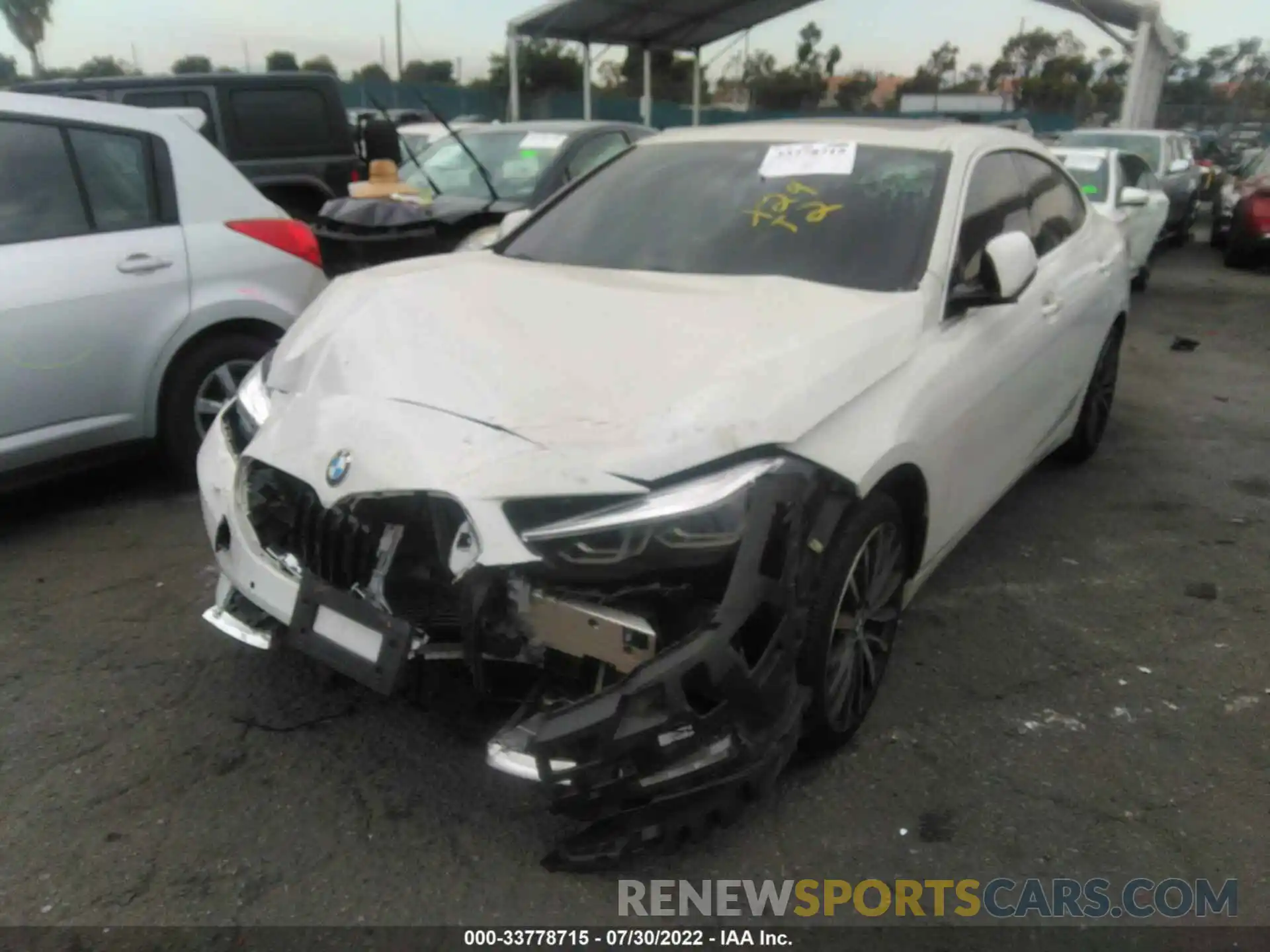 2 Photograph of a damaged car WBA73AK01L7F72070 BMW 2 SERIES 2020