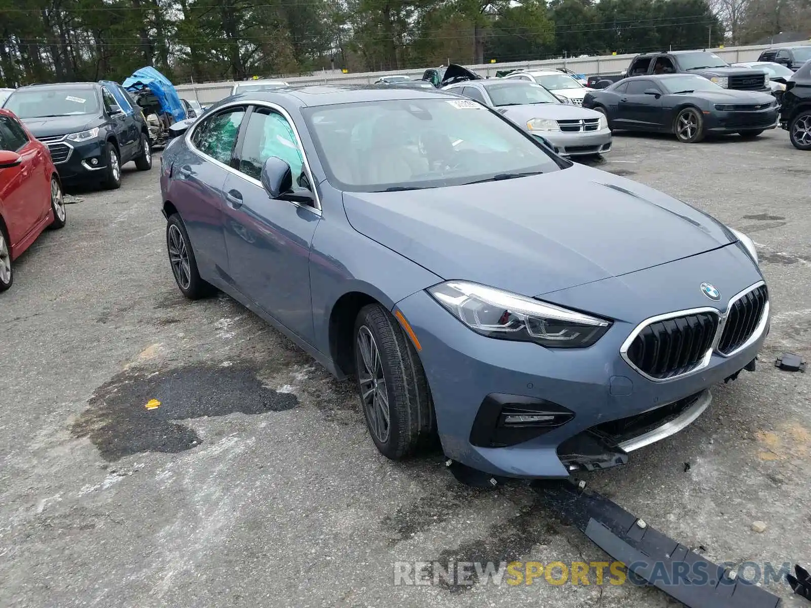 1 Фотография поврежденного автомобиля WBA73AK03L7F70885 BMW 2 SERIES 2020