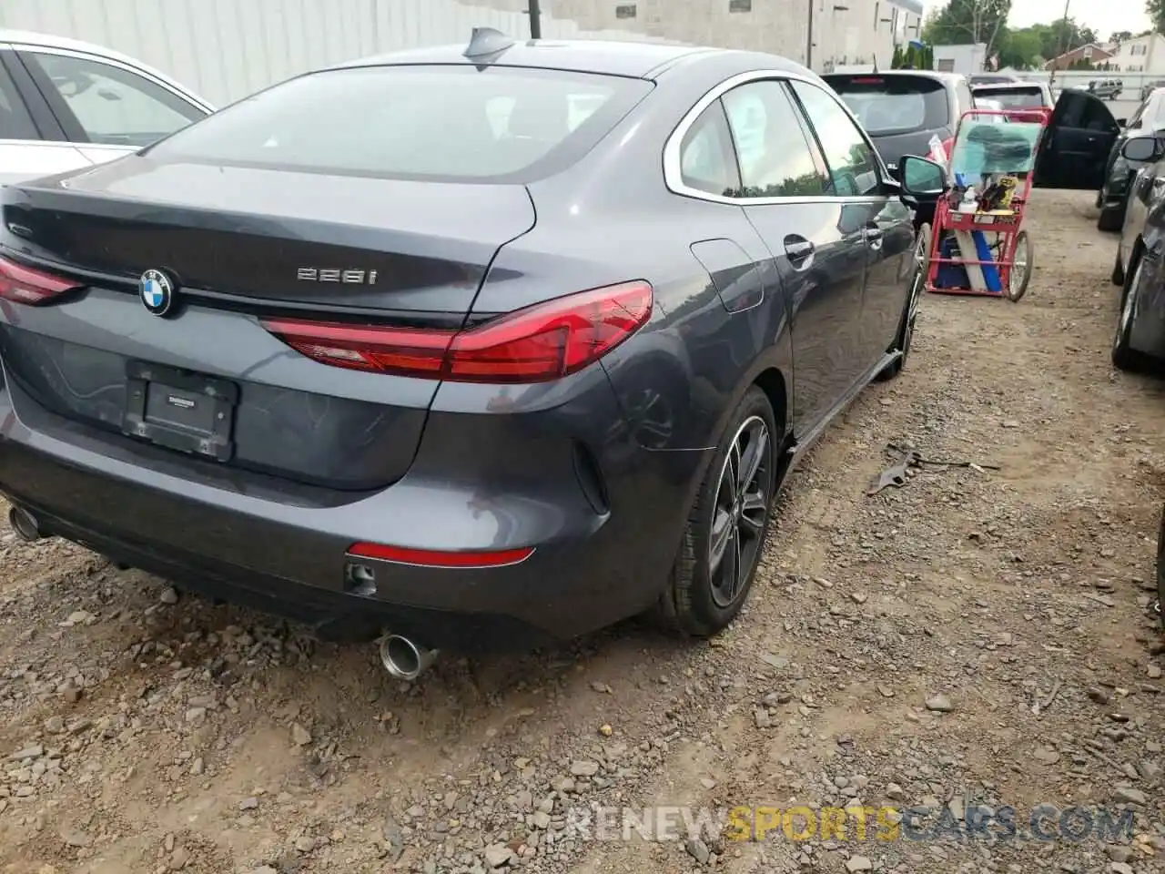 4 Photograph of a damaged car WBA73AK05L7F76977 BMW 2 SERIES 2020