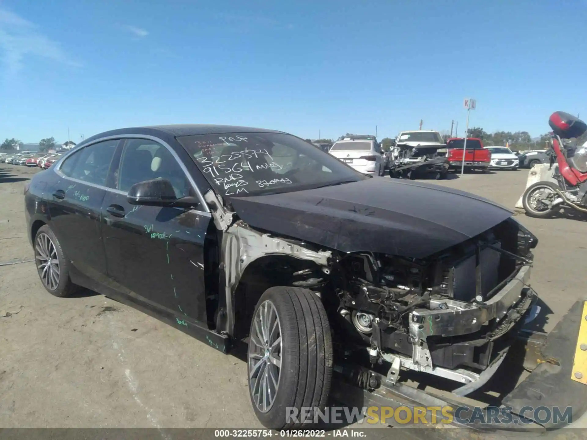 1 Photograph of a damaged car WBA73AK05L7F79006 BMW 2 SERIES 2020