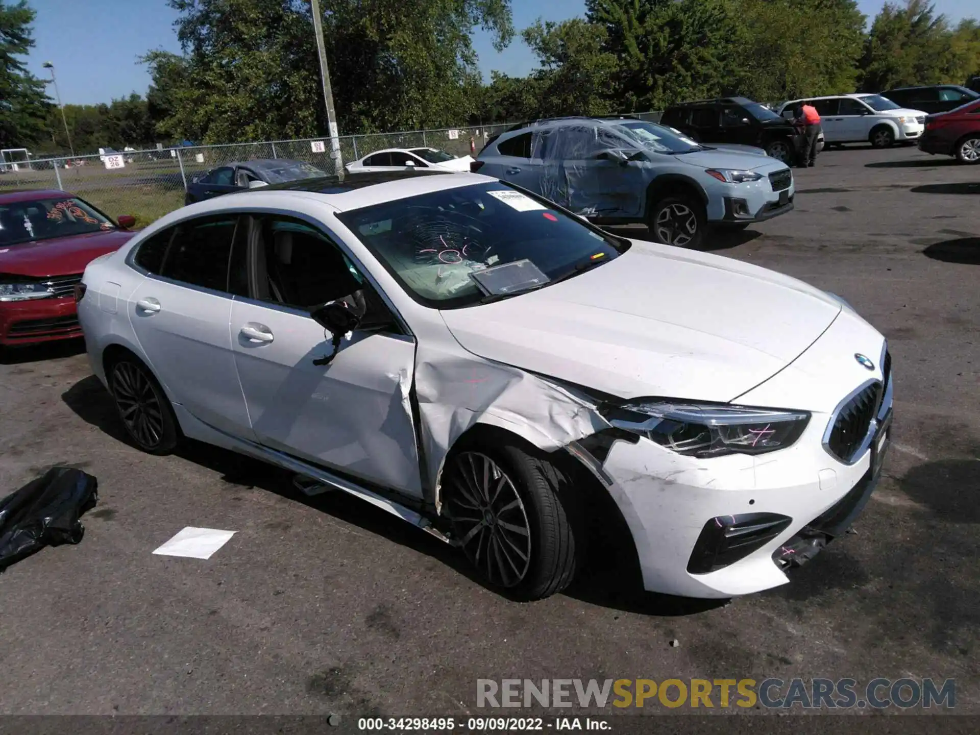 1 Photograph of a damaged car WBA73AK05L7G20752 BMW 2 SERIES 2020