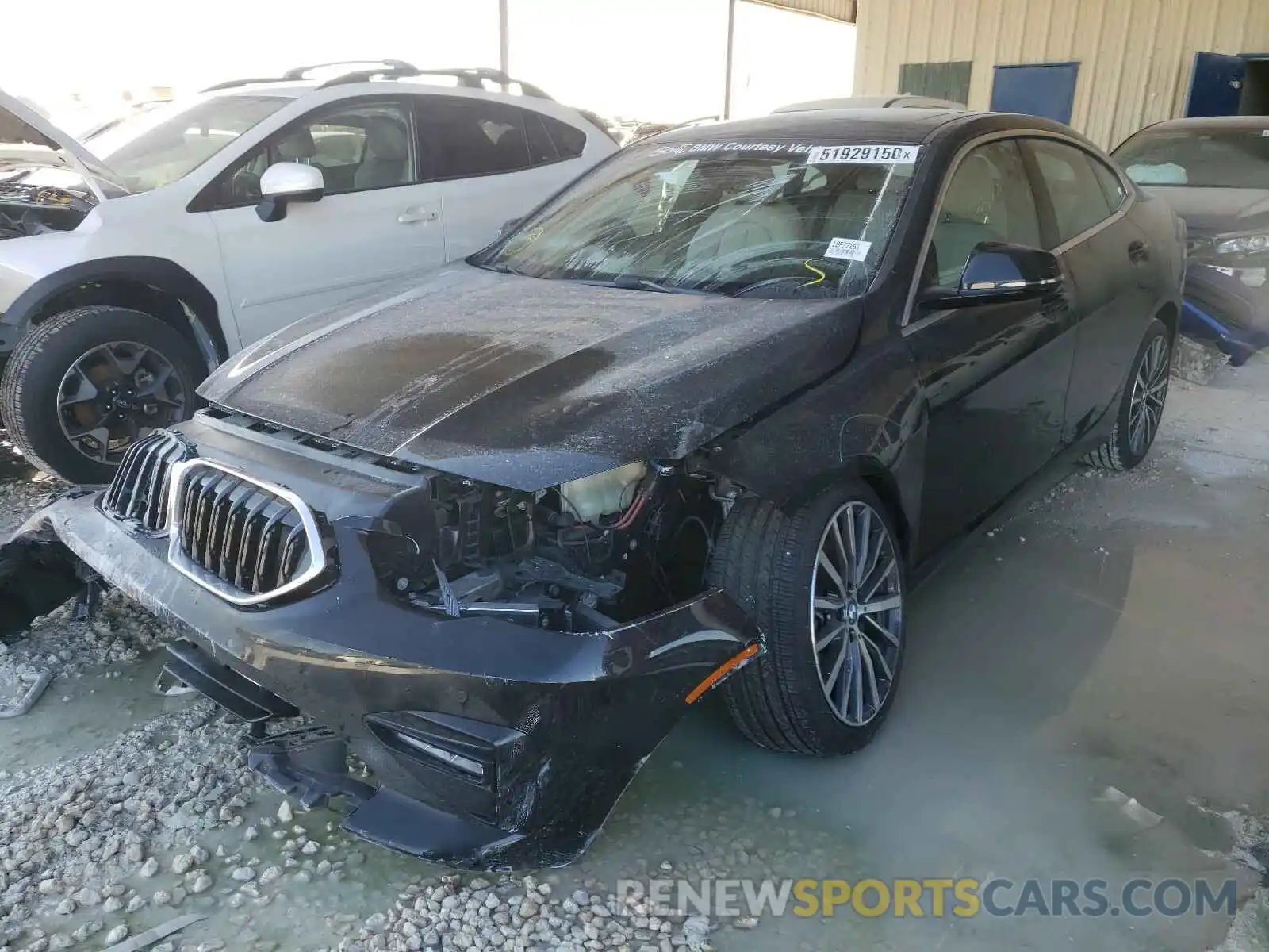 2 Photograph of a damaged car WBA73AK08L7F72261 BMW 2 SERIES 2020