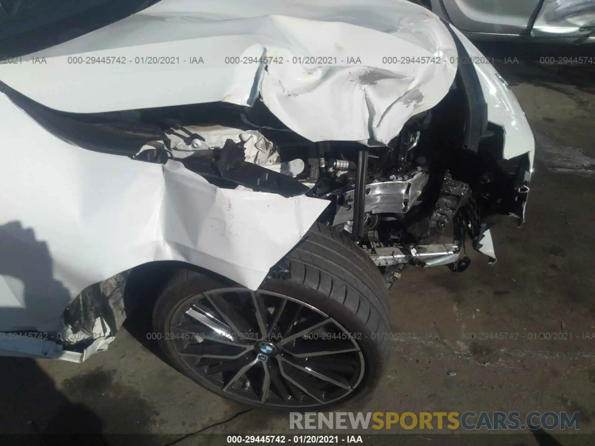 6 Фотография поврежденного автомобиля WBA73AK08L7F77038 BMW 2 SERIES 2020