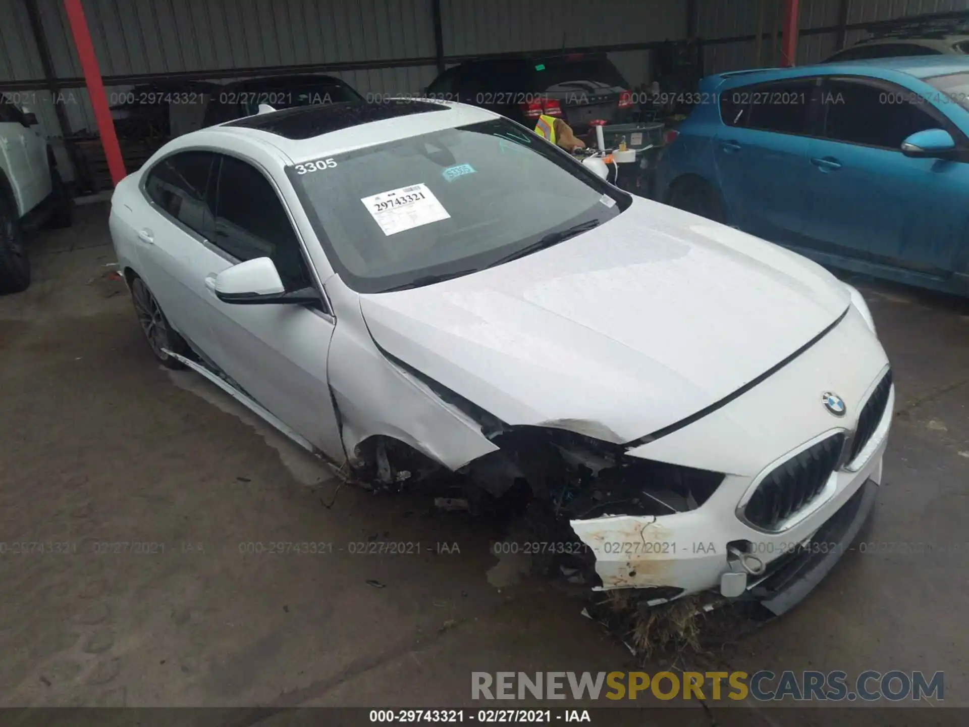 1 Photograph of a damaged car WBA73AK09L7F97976 BMW 2 SERIES 2020