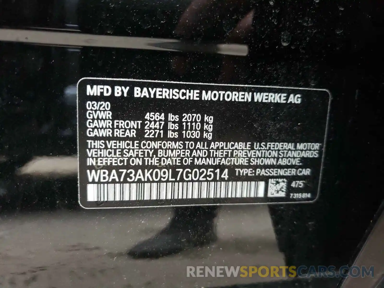 10 Фотография поврежденного автомобиля WBA73AK09L7G02514 BMW 2 SERIES 2020