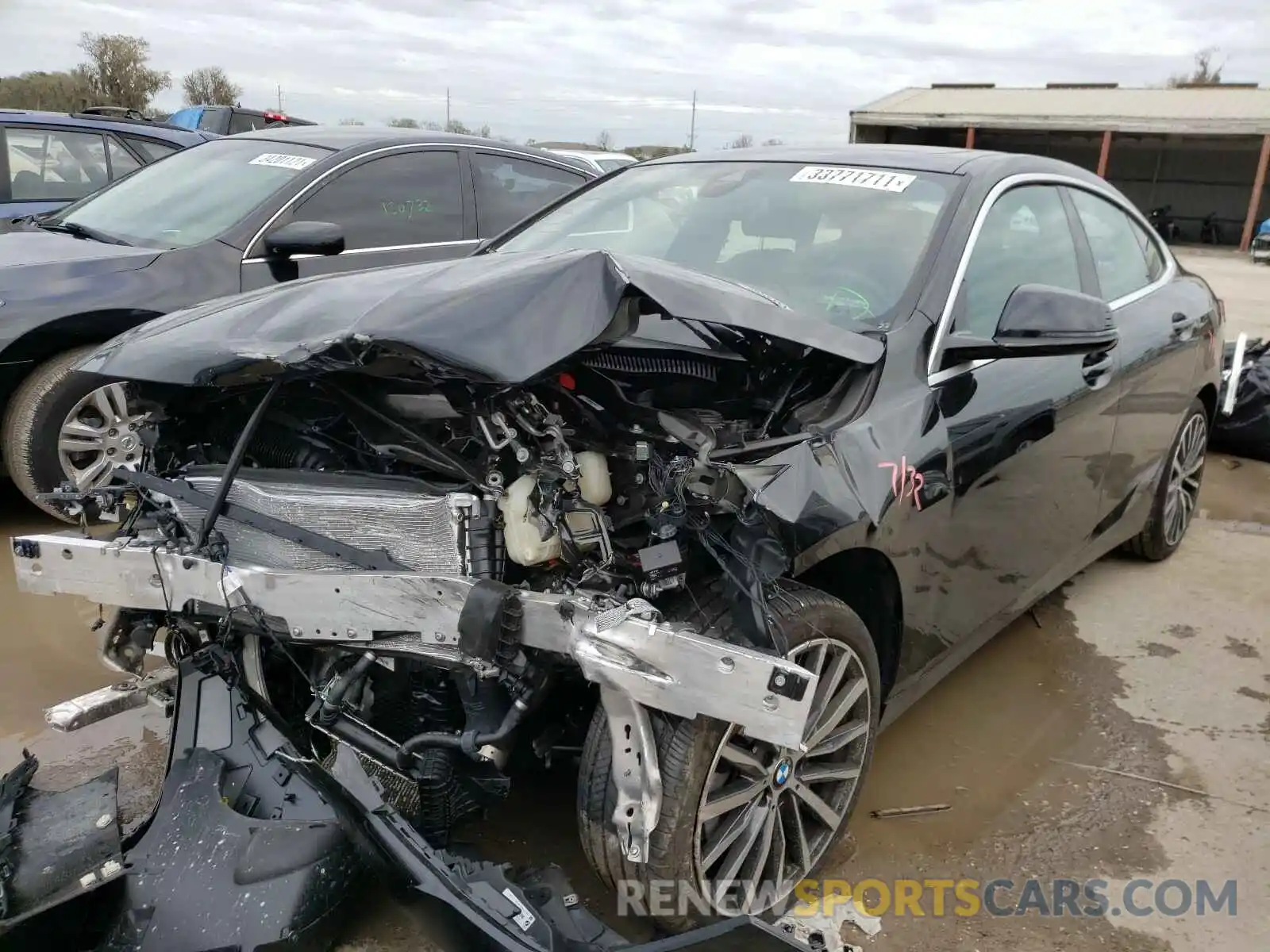 2 Фотография поврежденного автомобиля WBA73AK09L7G02514 BMW 2 SERIES 2020