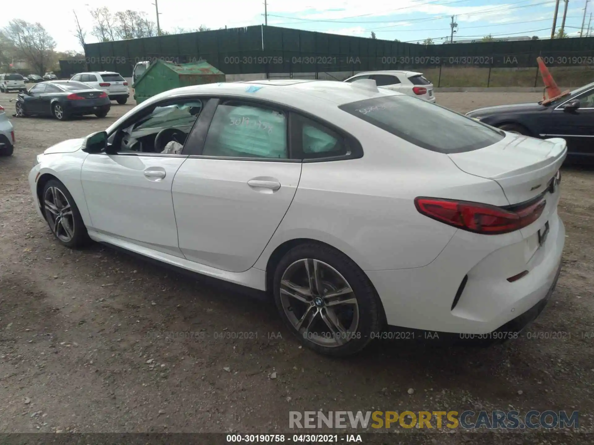 3 Photograph of a damaged car WBA13AL01M7G76726 BMW 2 SERIES 2021