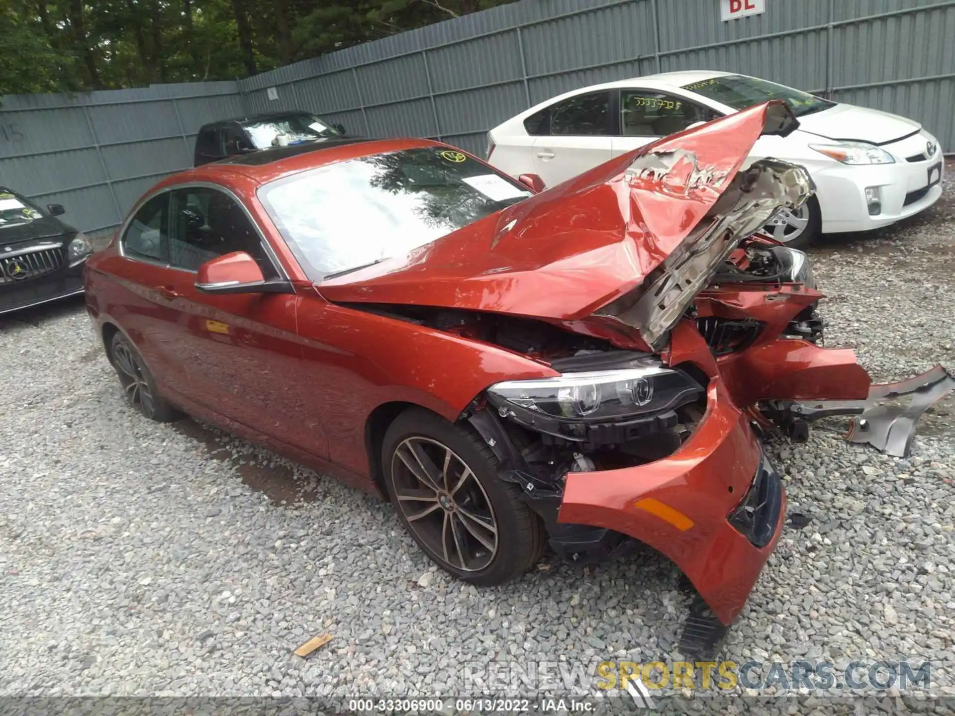 1 Photograph of a damaged car WBA2J1C03M7G37940 BMW 2 SERIES 2021