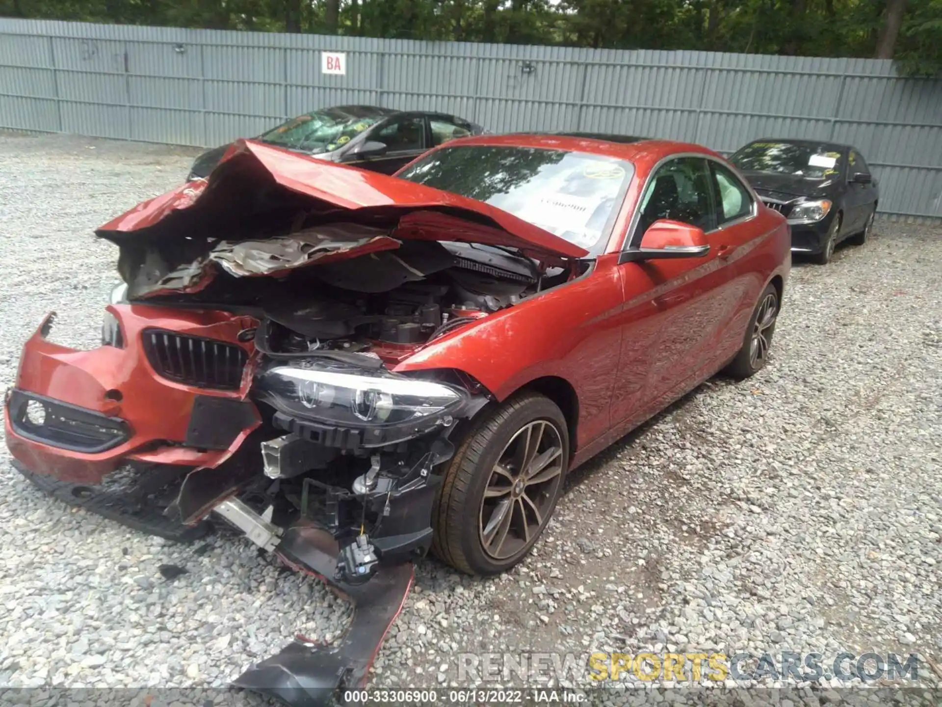 2 Фотография поврежденного автомобиля WBA2J1C03M7G37940 BMW 2 SERIES 2021