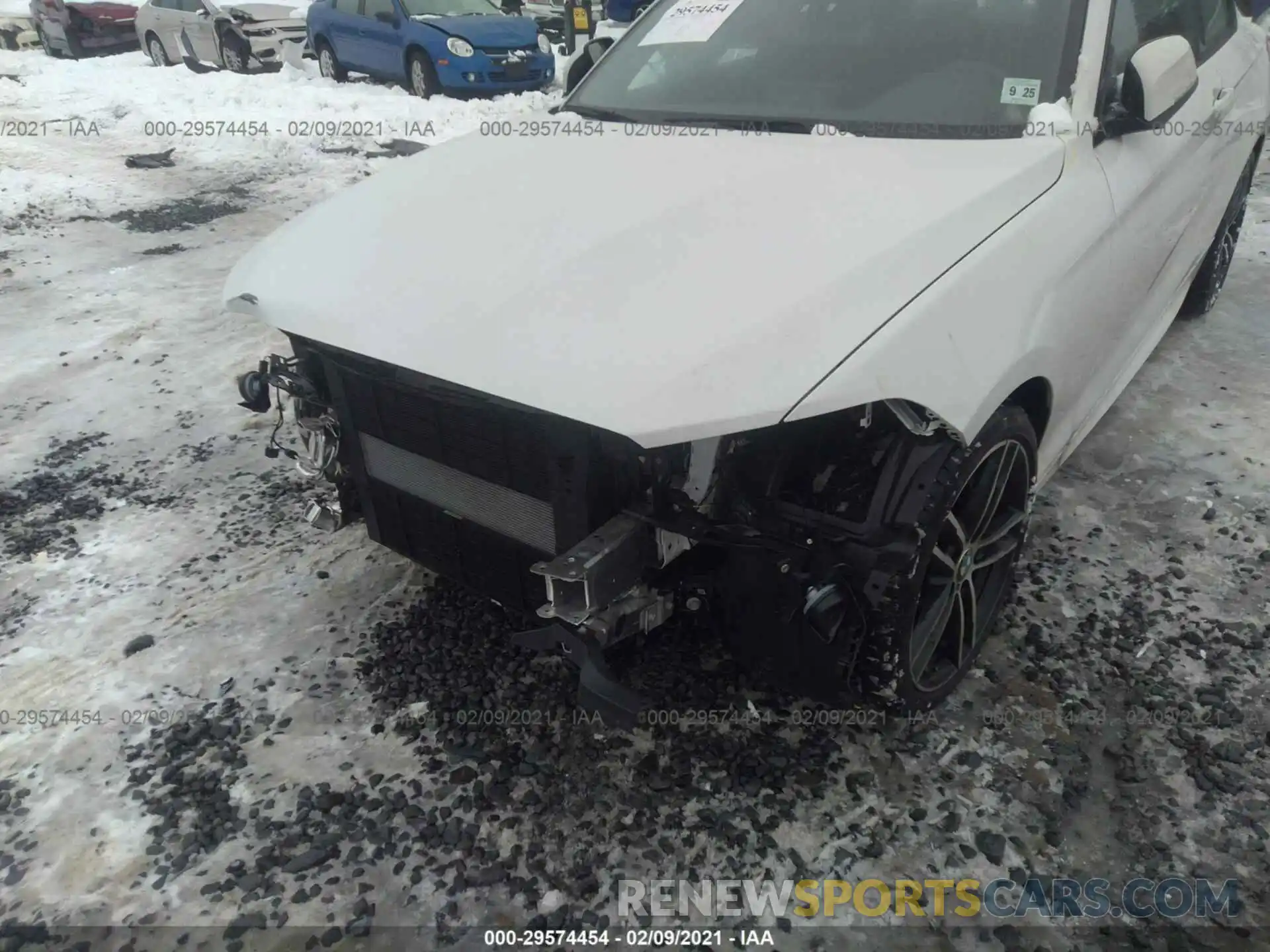 6 Фотография поврежденного автомобиля WBA2J3C0XM7G41057 BMW 2 SERIES 2021